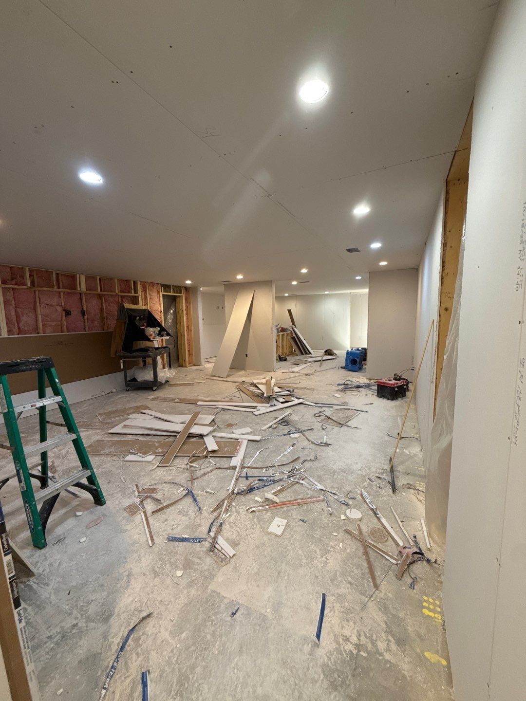 Basement Finishing Project with Home Gym and Sauna in Prospect by Authentic Carpentry