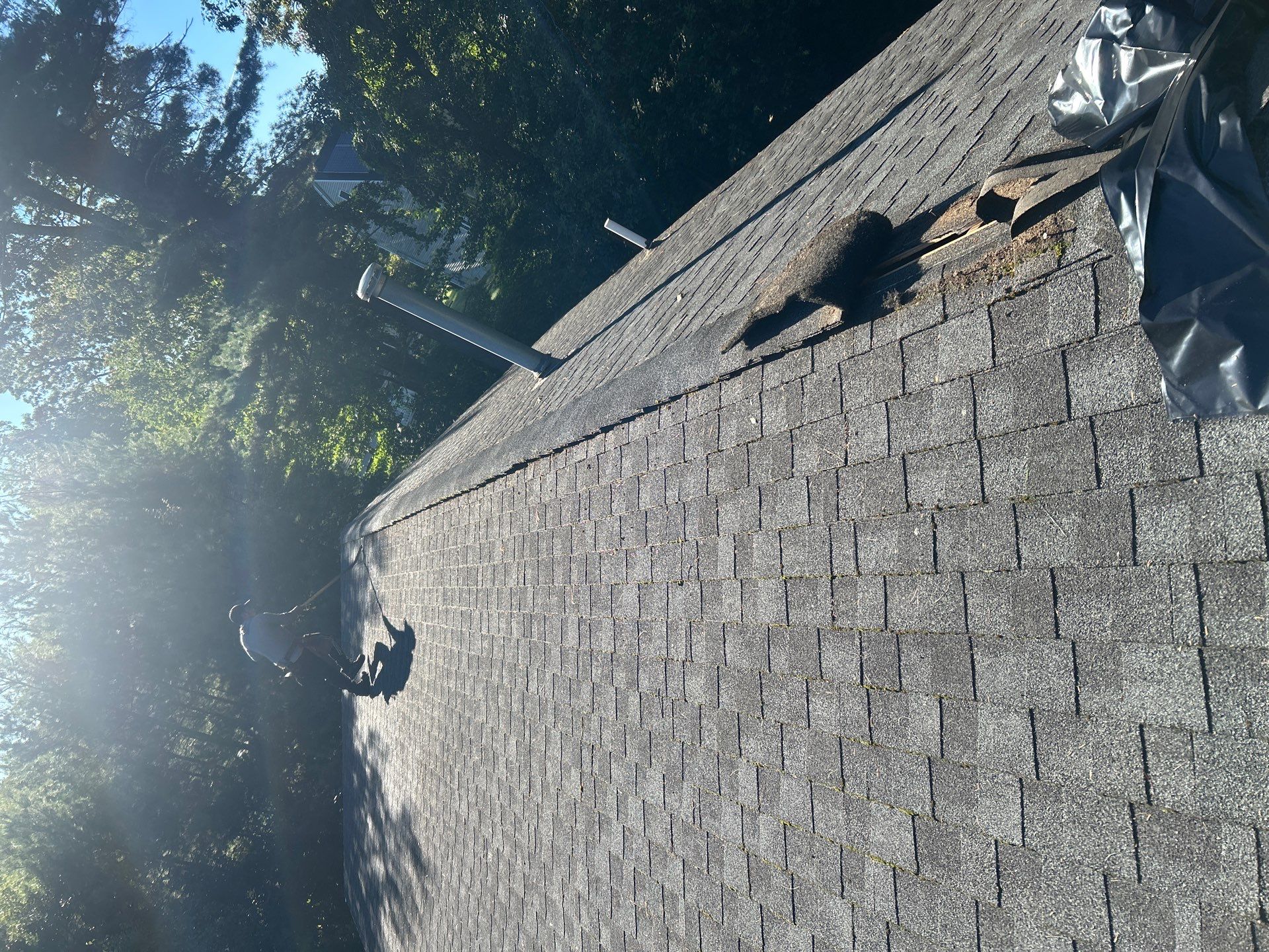 Tewksbury Attic Ventilation Upgrade with Chimney & Pipe Boot Reflashing by Mighty Dog Roofing of Greater Middlesex County