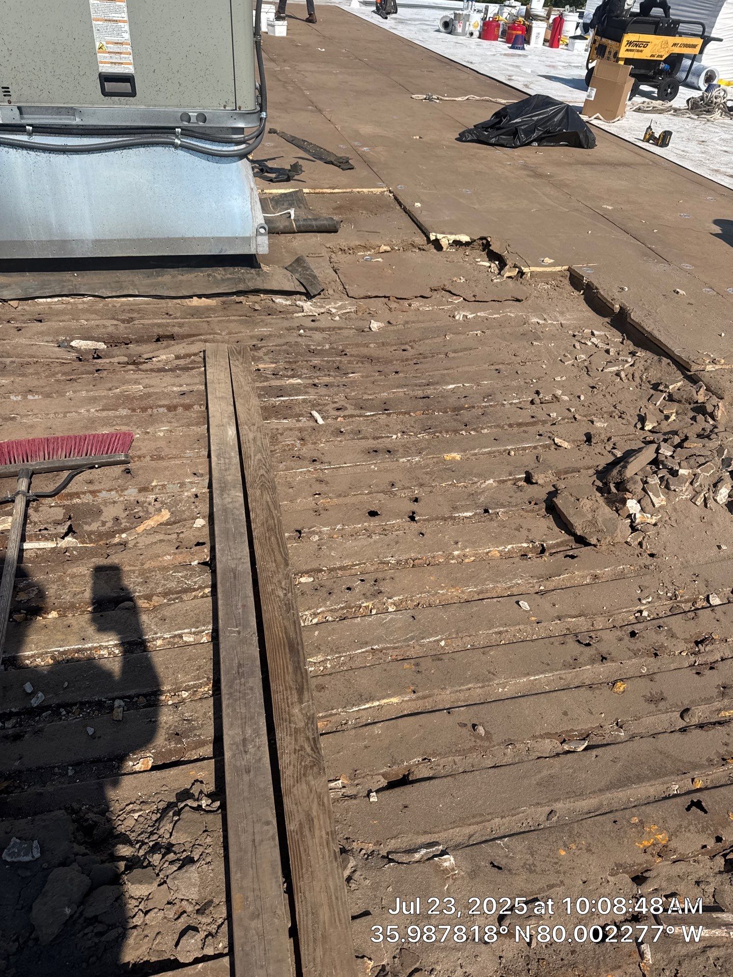 Project in High Point by Allied Roofing Company Incorporated