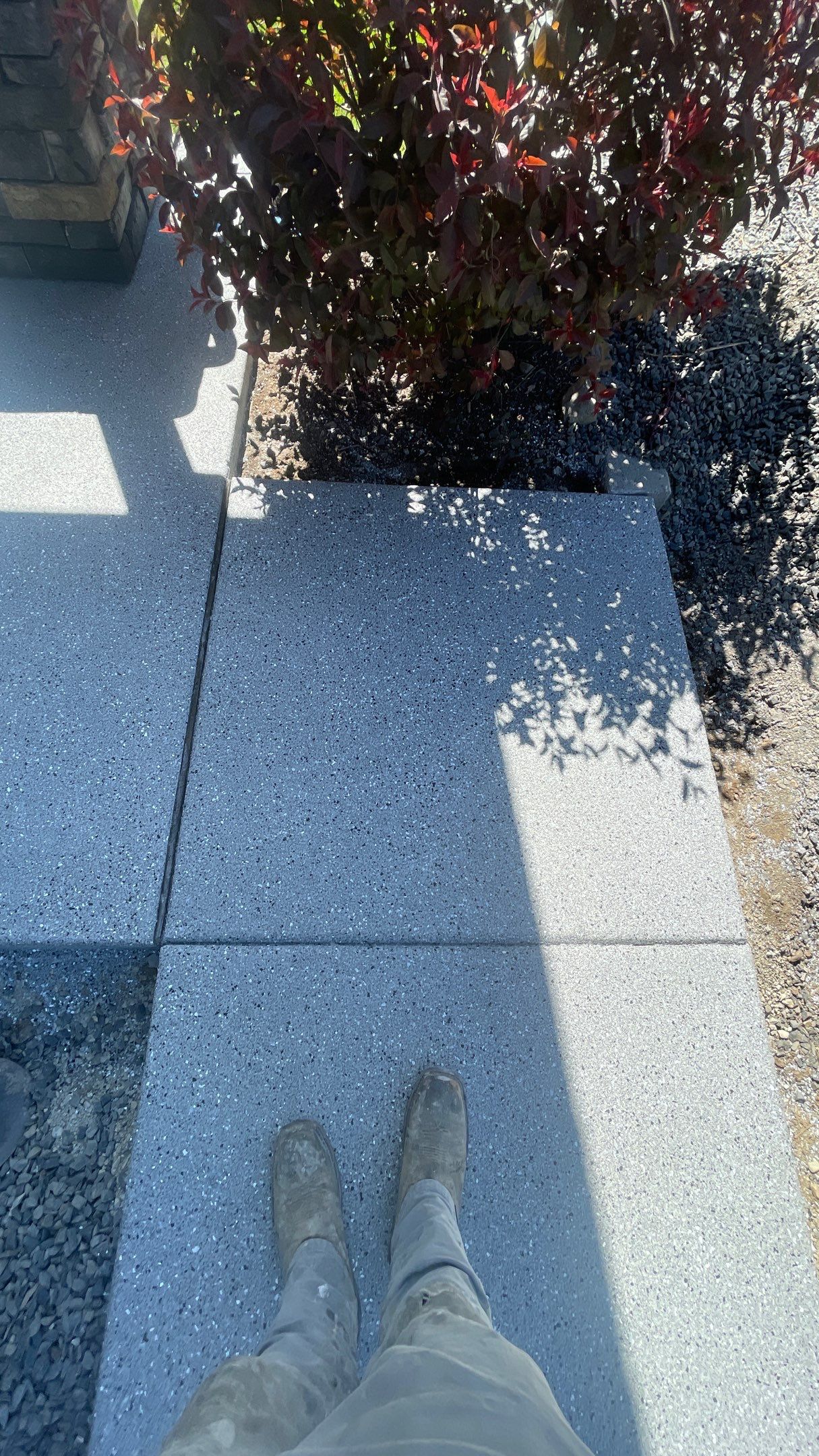 Patio Transformation using Slate Hybrid by Croc Coatings, LLC