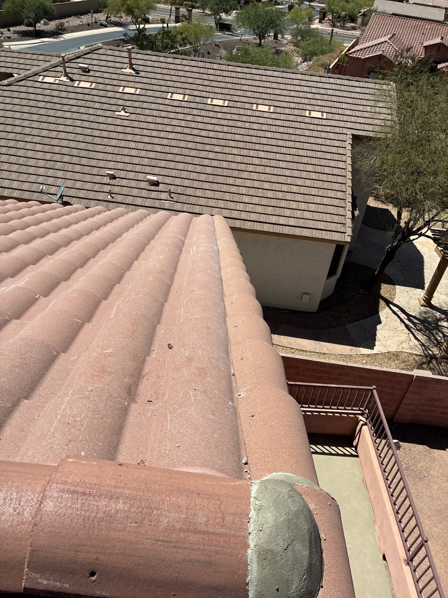 Tile Reset using Concrete Tiles in Gold Canyon by Weather-Tite Roofing
