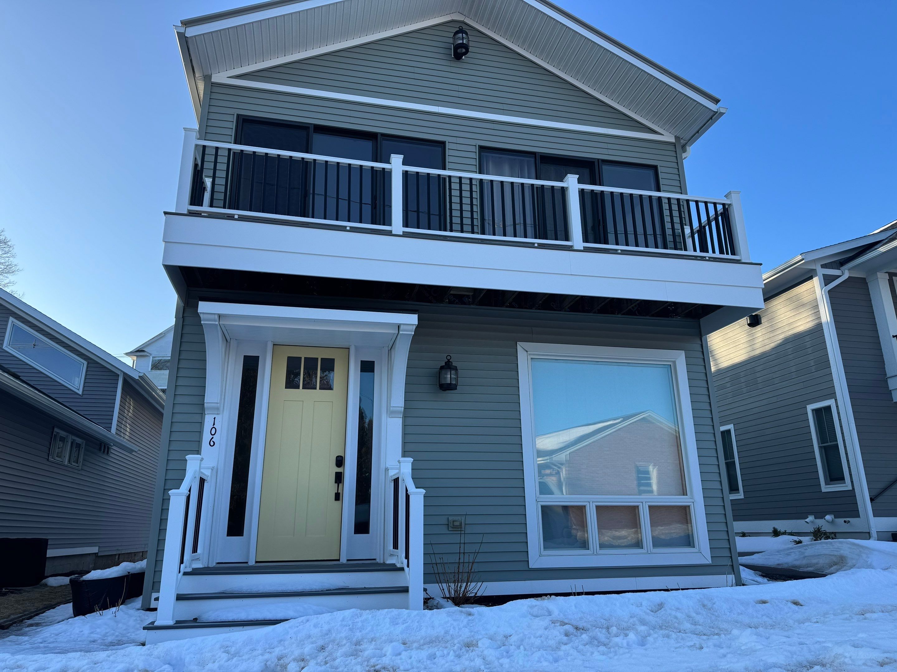 Custom Underdecking System and Soffit Installation in Charlevoix, Michigan by Rainbow Seamless Systems