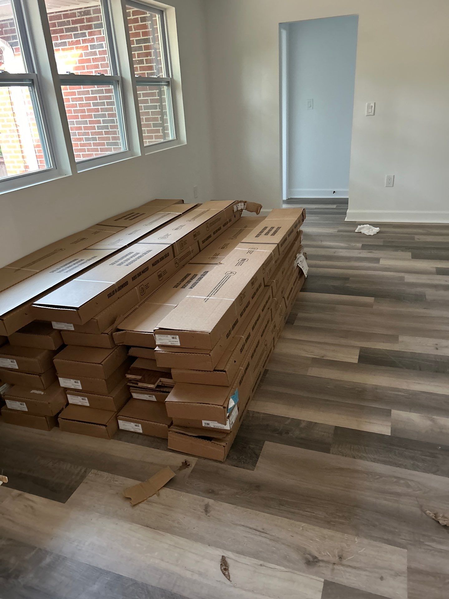 Replaced LVP with timeless solid oak by Footprints Floors of East Atlanta