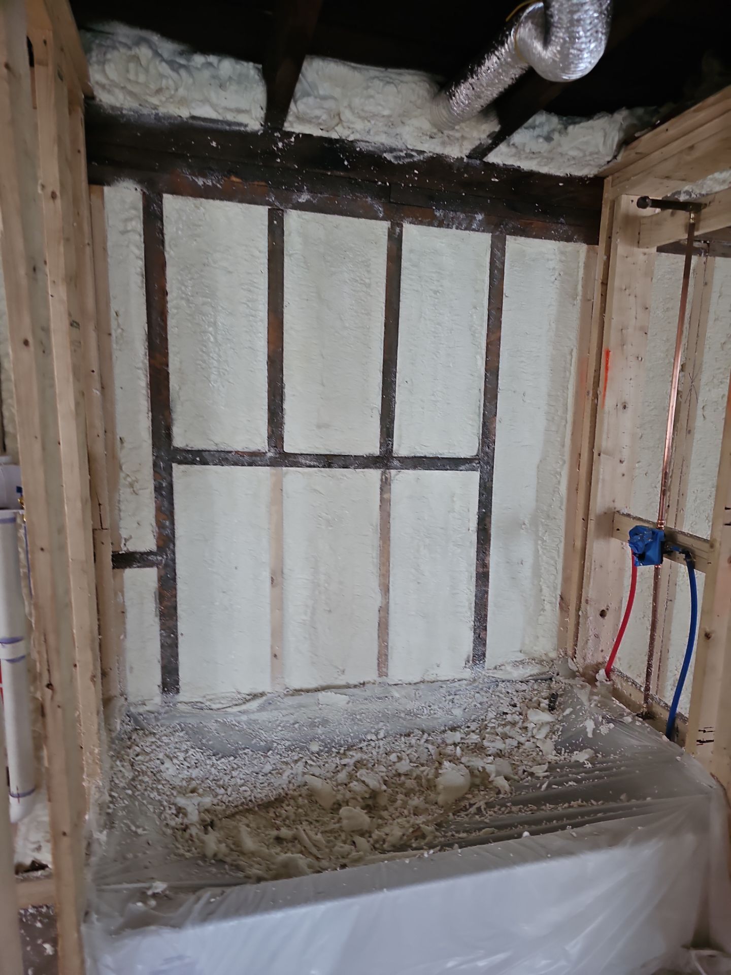 Home Remodel using Closed Cell Spray Foam by NYS Foam & Energy