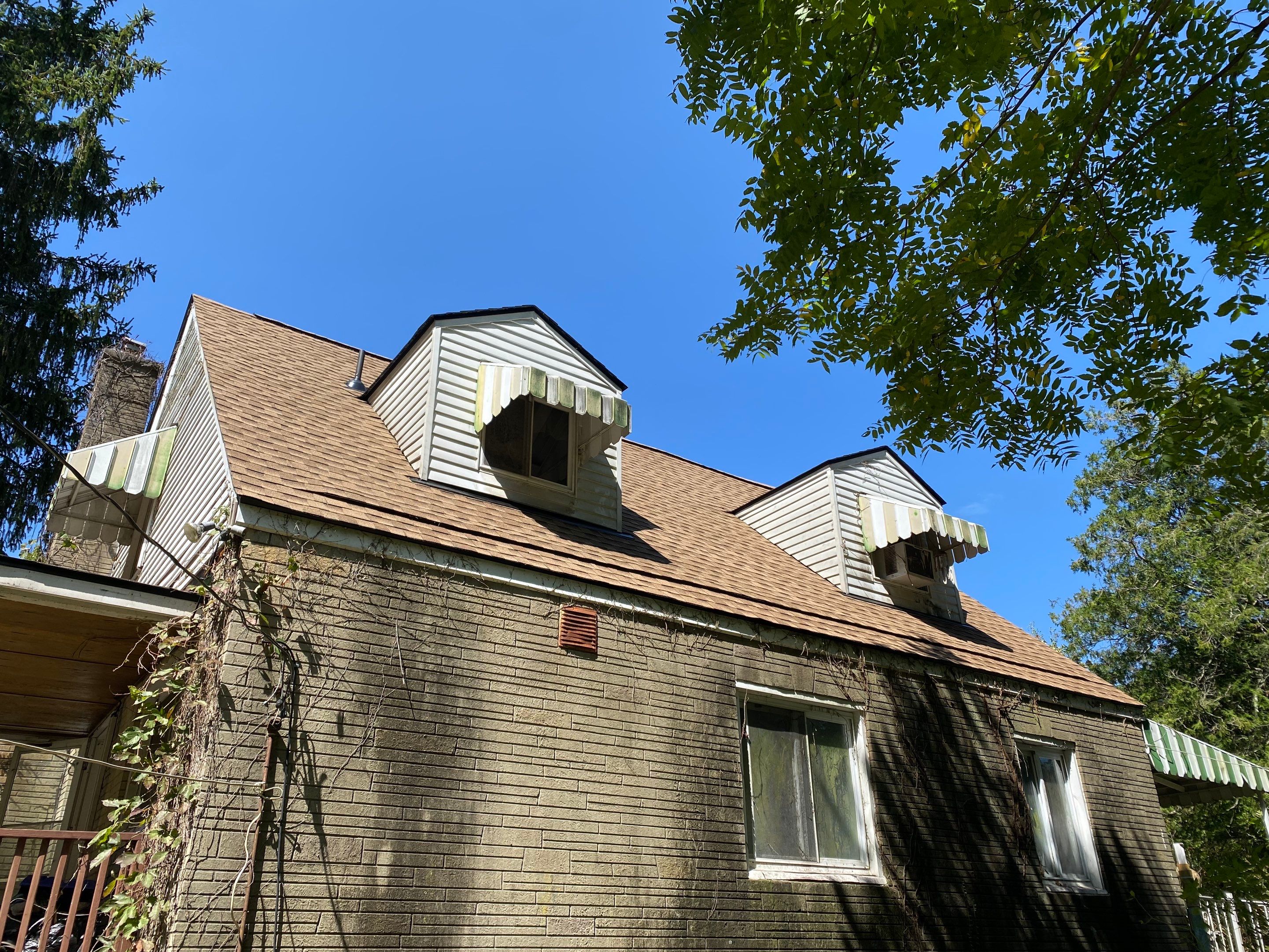 Roofing project white oak  by Cousins Roofing Siding & Decks