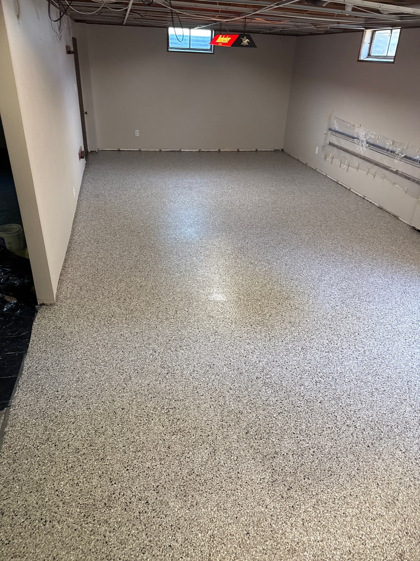 Basement Concrete Floor Coating and Restoration in Boone by Revival Concrete Coatings