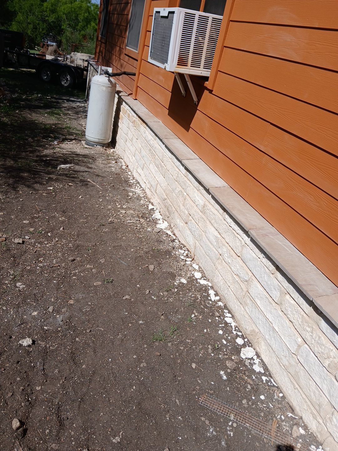 Rock removal and stone installation  by TXN Remodeling n Construction