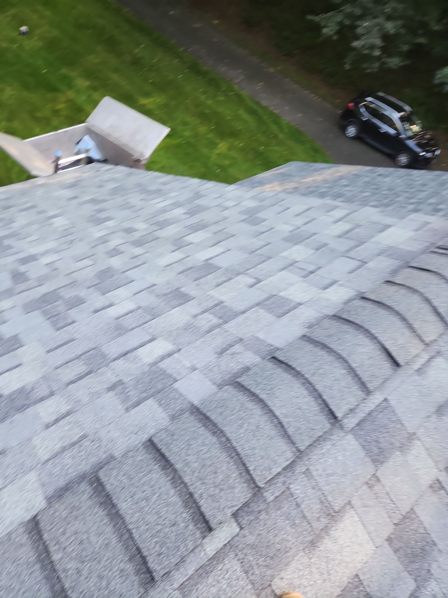 Residential Roofing Installation using Owens Corning TruDefinition Duration AR - Estate Gray by A Plus Exterior