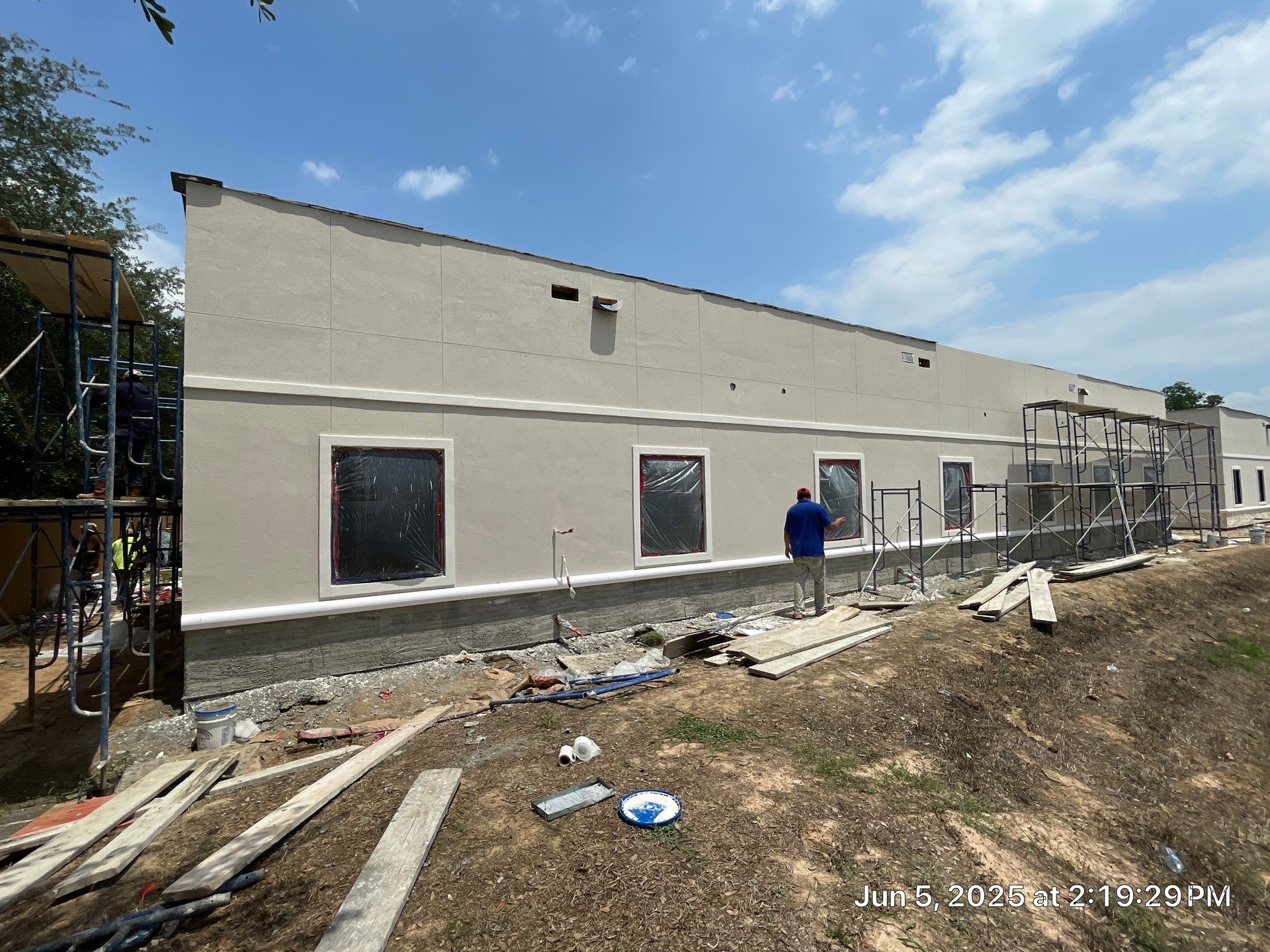 Commercial Façade Excellence with Bullnose Detailing by Apex Conventional Stucco Llc