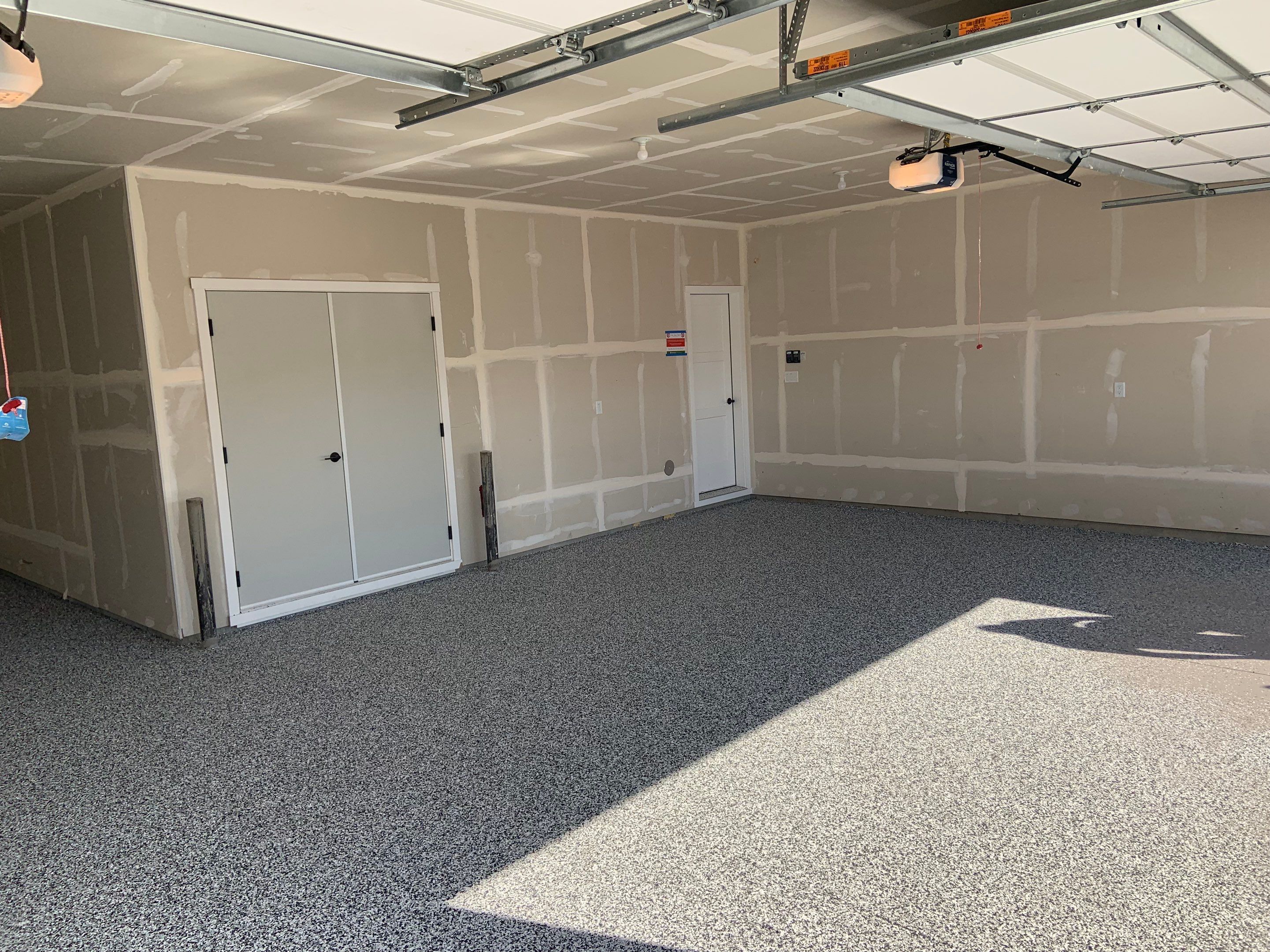 Garage Transformation using Domino by Croc Coatings, LLC