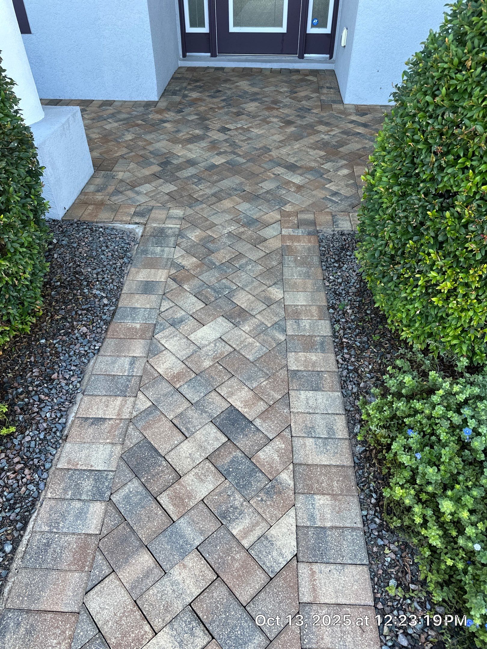 Residential Paver Sealing for Driveway and Pool Deck in La Paloma Sun City Center by Supreme Paver Experts