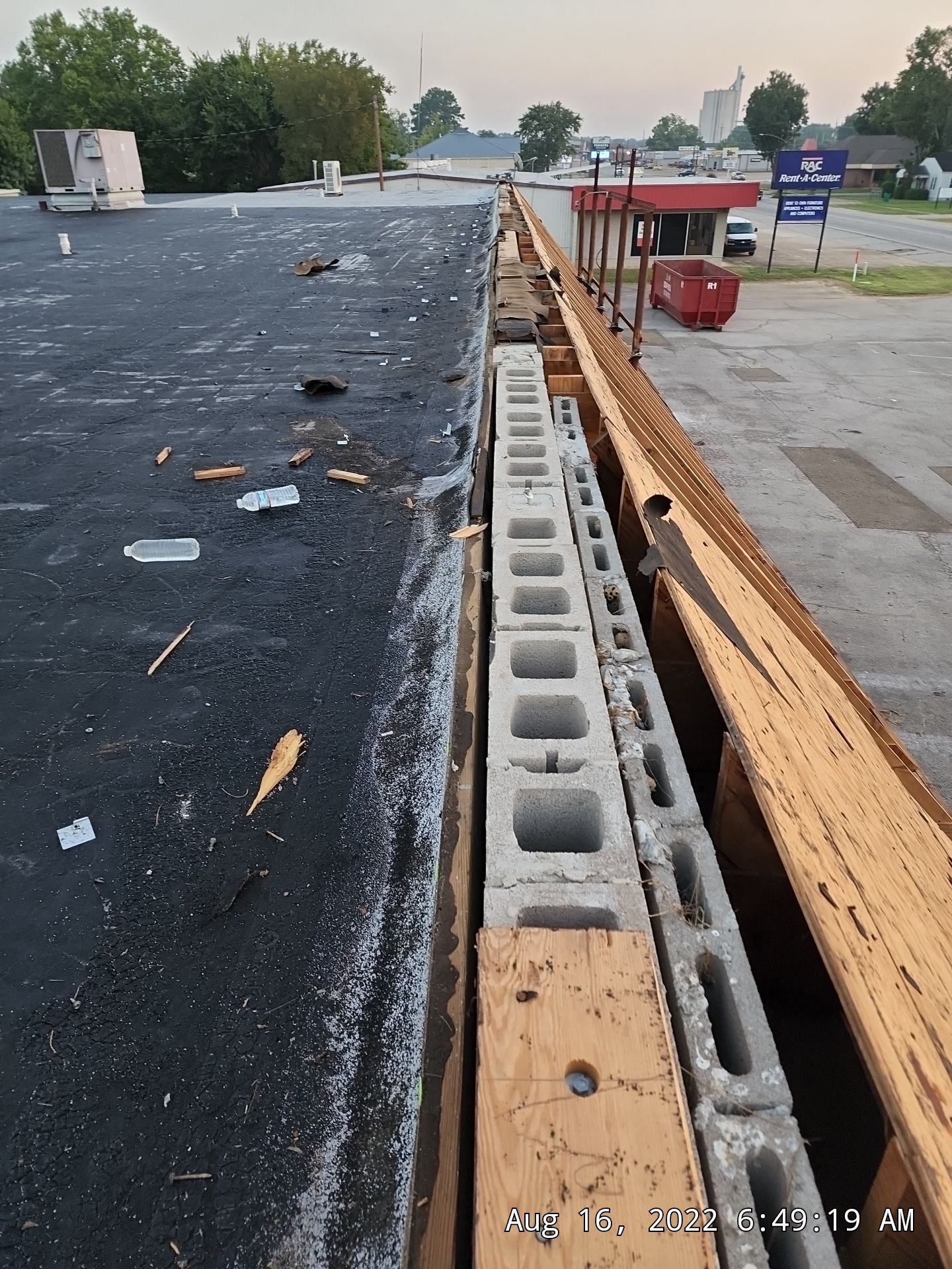 Commercial Roofing Installation using 50 mil PVC by Hostetler Roofing