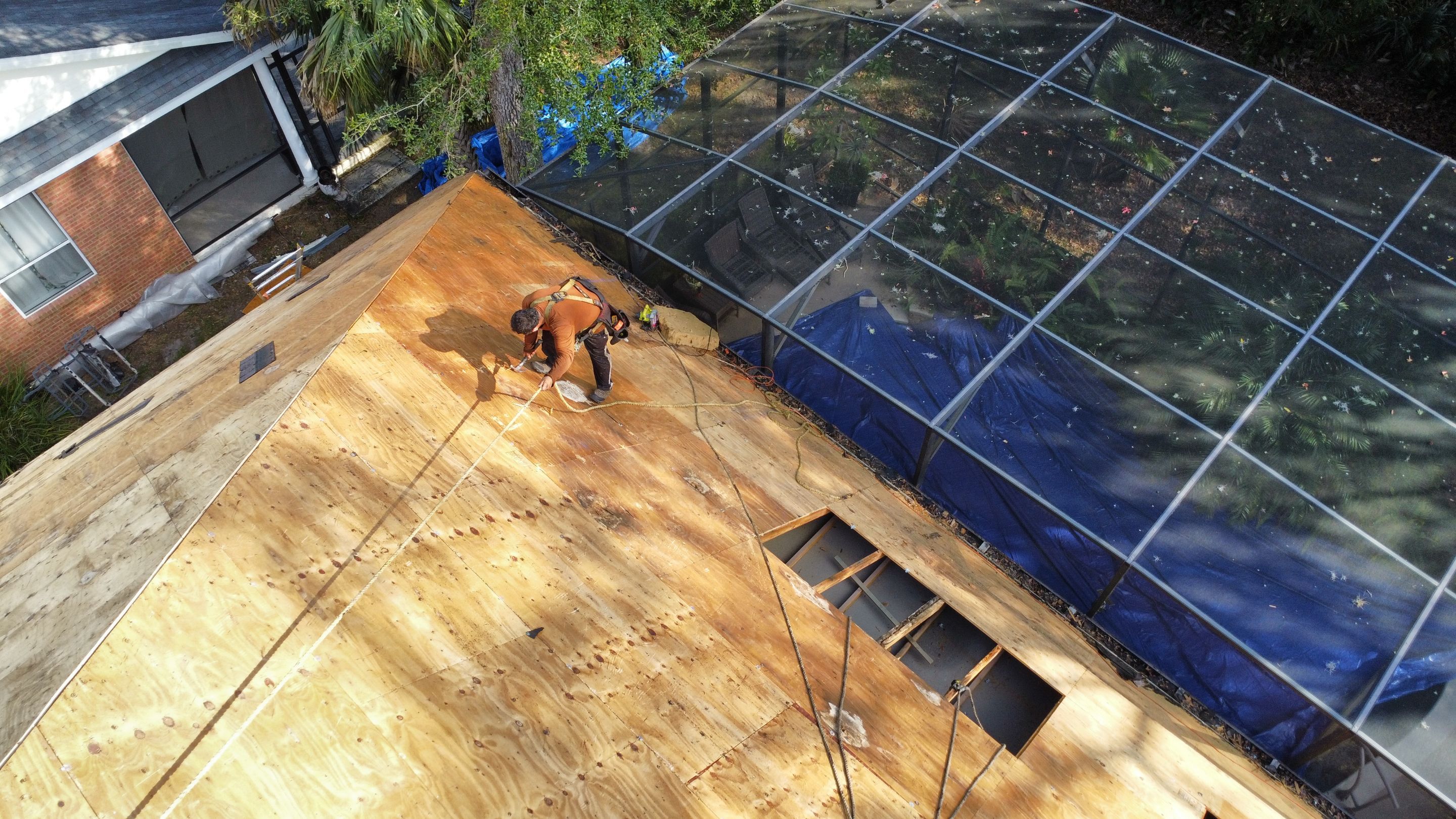Full Residential Roof Replacement and Re-Decking in Flagler Beach by Trinity Restoration and Roofing LLC