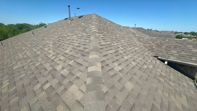 Residential Roofing Installation using Malarkey Highlander Weathered Wood Plus