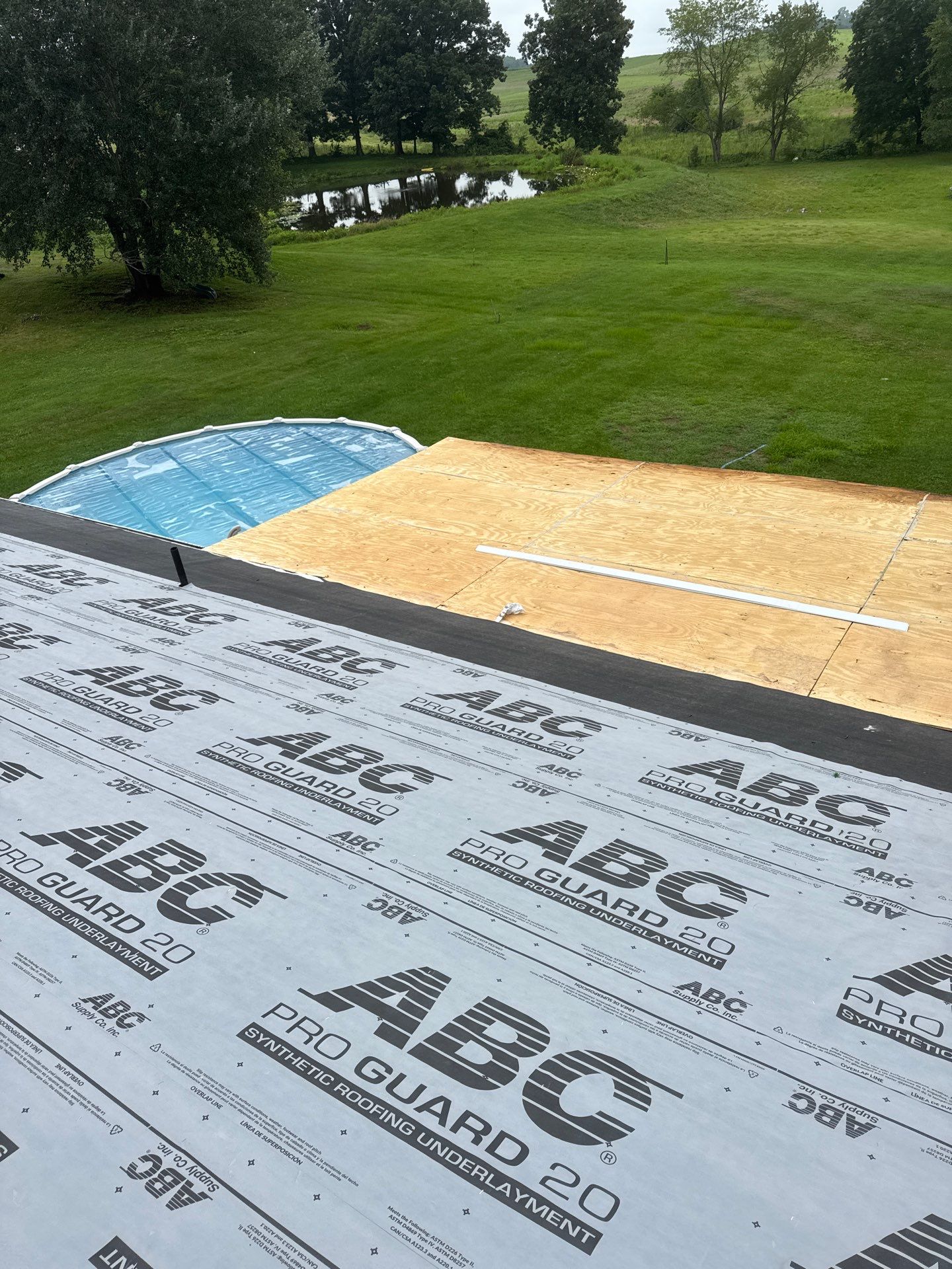 Residential Roofing Installation using GAF Timberline HDZ Charcoal by Rainstoppers Roofing