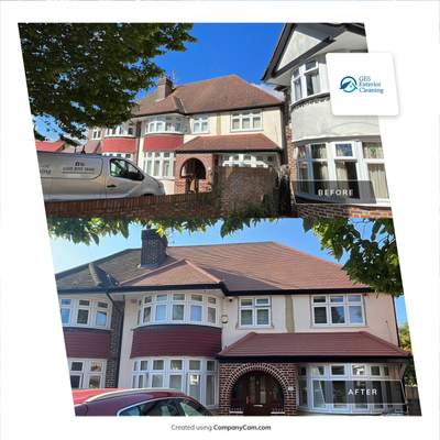 Roof Clean - Biocide Treatment using Honda 15lpm Low Pressure Washing Machine