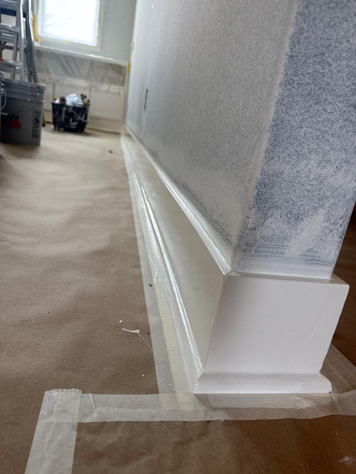 Interior Repaint walls and Baseboards with Color Change by Midwest Paint LLC