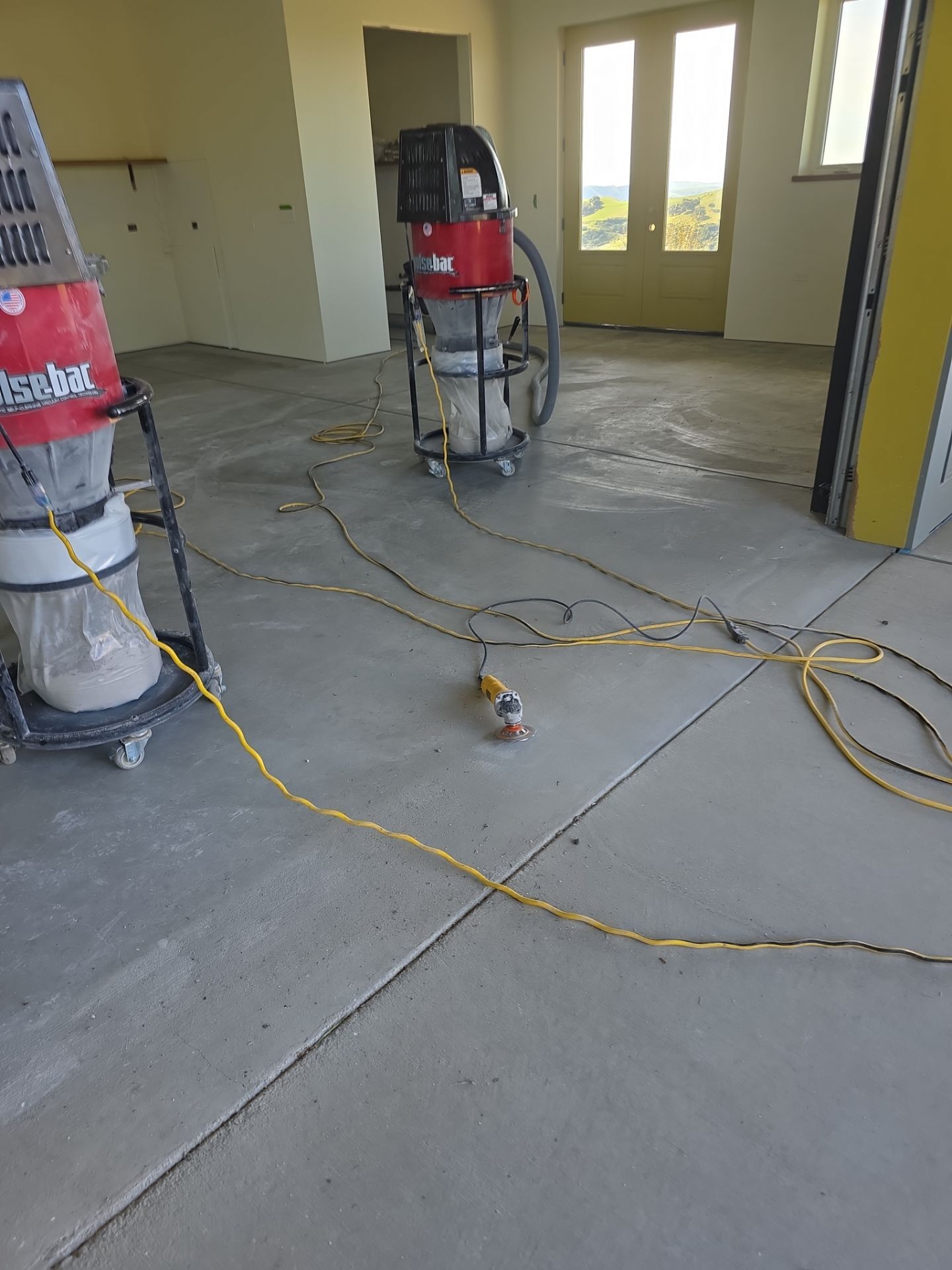 Interior Shop Epoxy Floor Coating with Moisture Barrier in Cambria by MGP Coatings