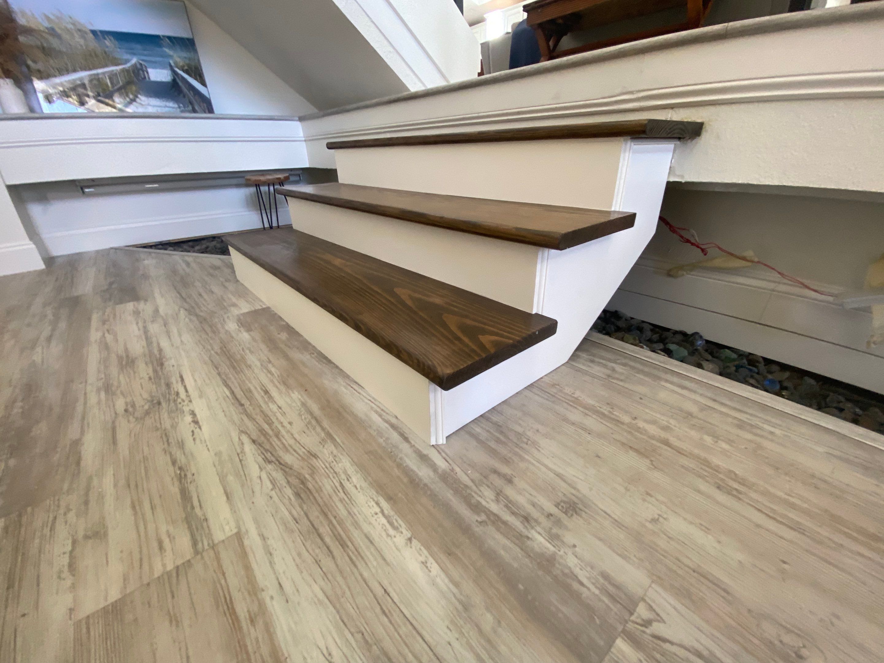 Staircase build and trim by HandyMangum