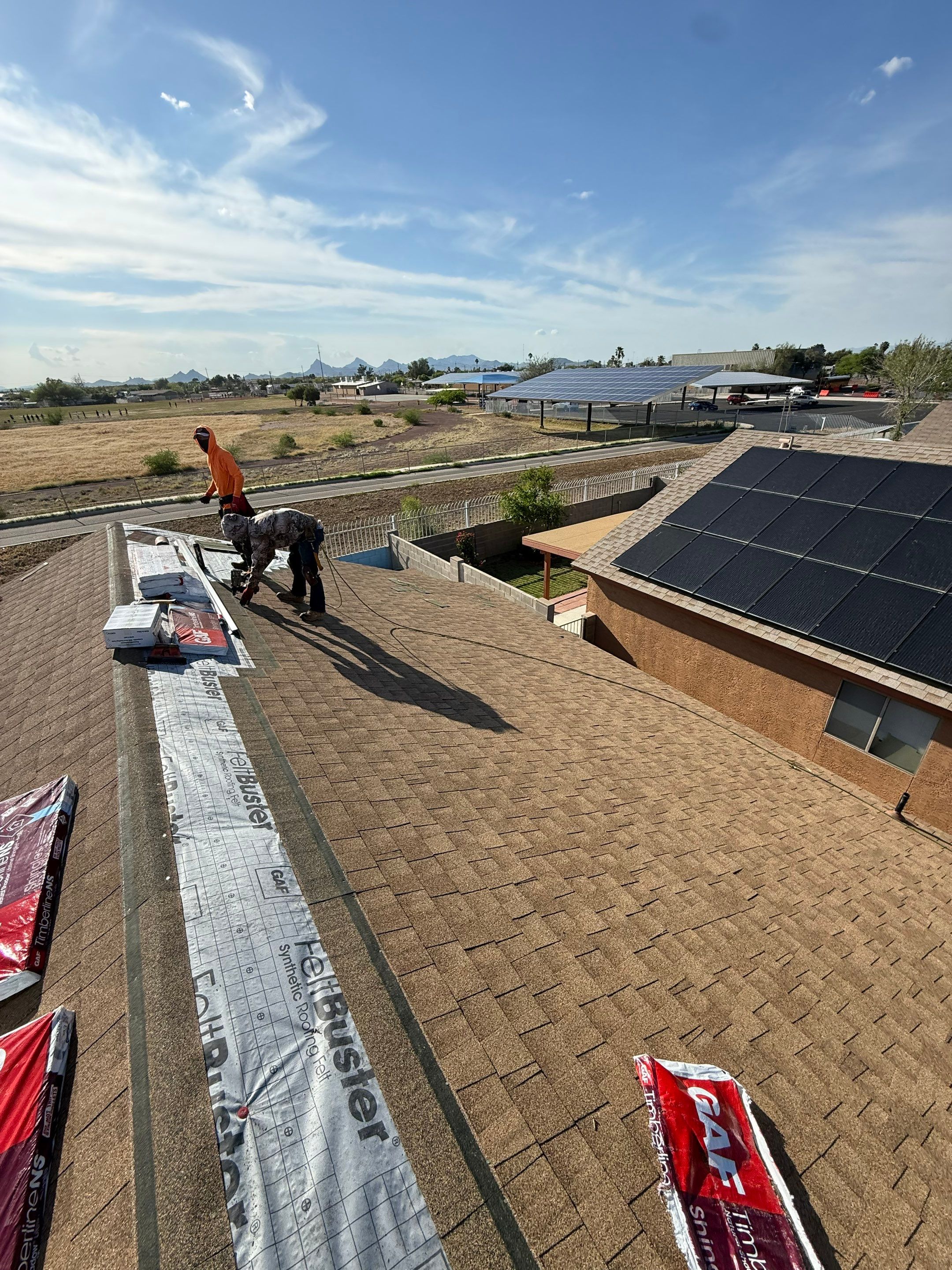 Project in Tucson by West Coast Roofing AZ