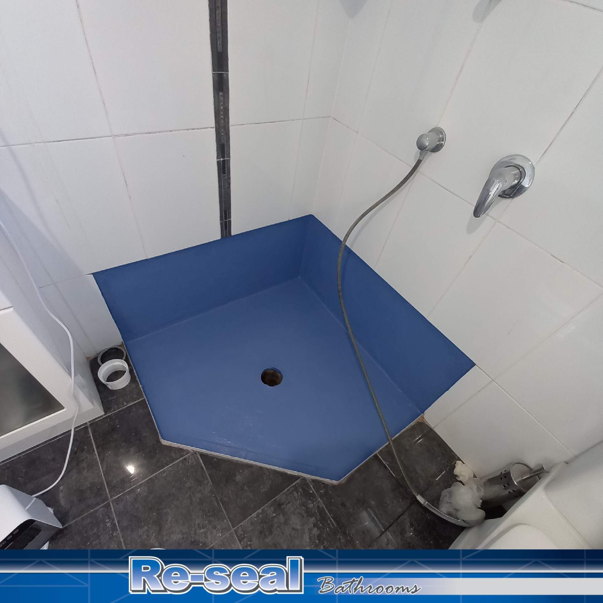 Shower Floor Repair by Re-seal Bathrooms