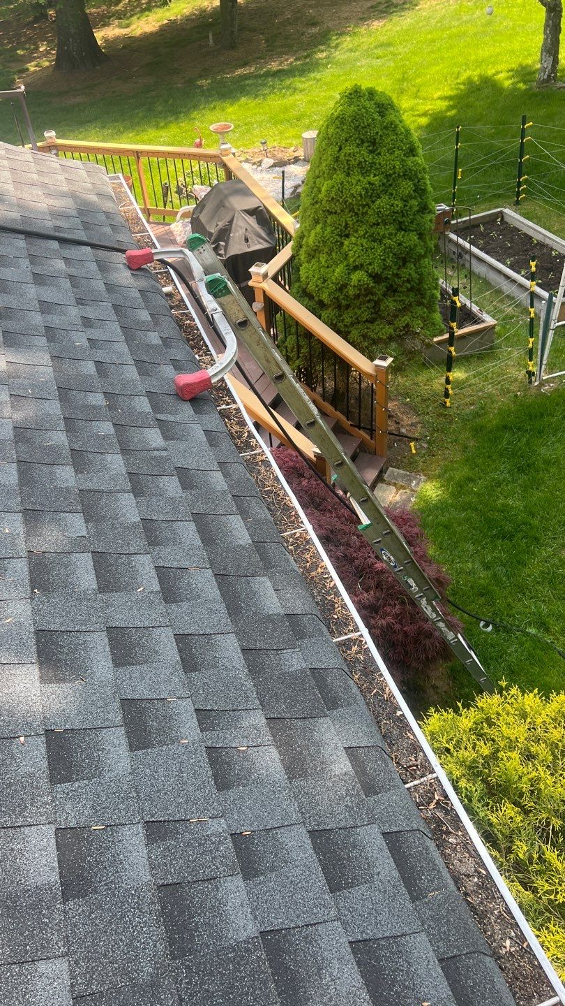 Gutter Cleaning & Gutter Guard Removal and Reinstallation at Residential Property in Montville, NJ 07045 by NJ Home Maintenance Services