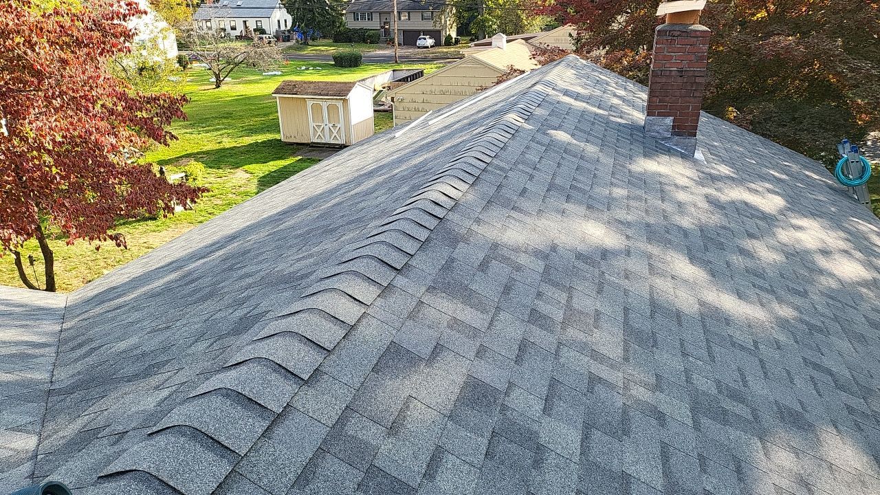 Residential Roofing Installation using Owens Corning Duration Estate Gray by A Plus Exterior