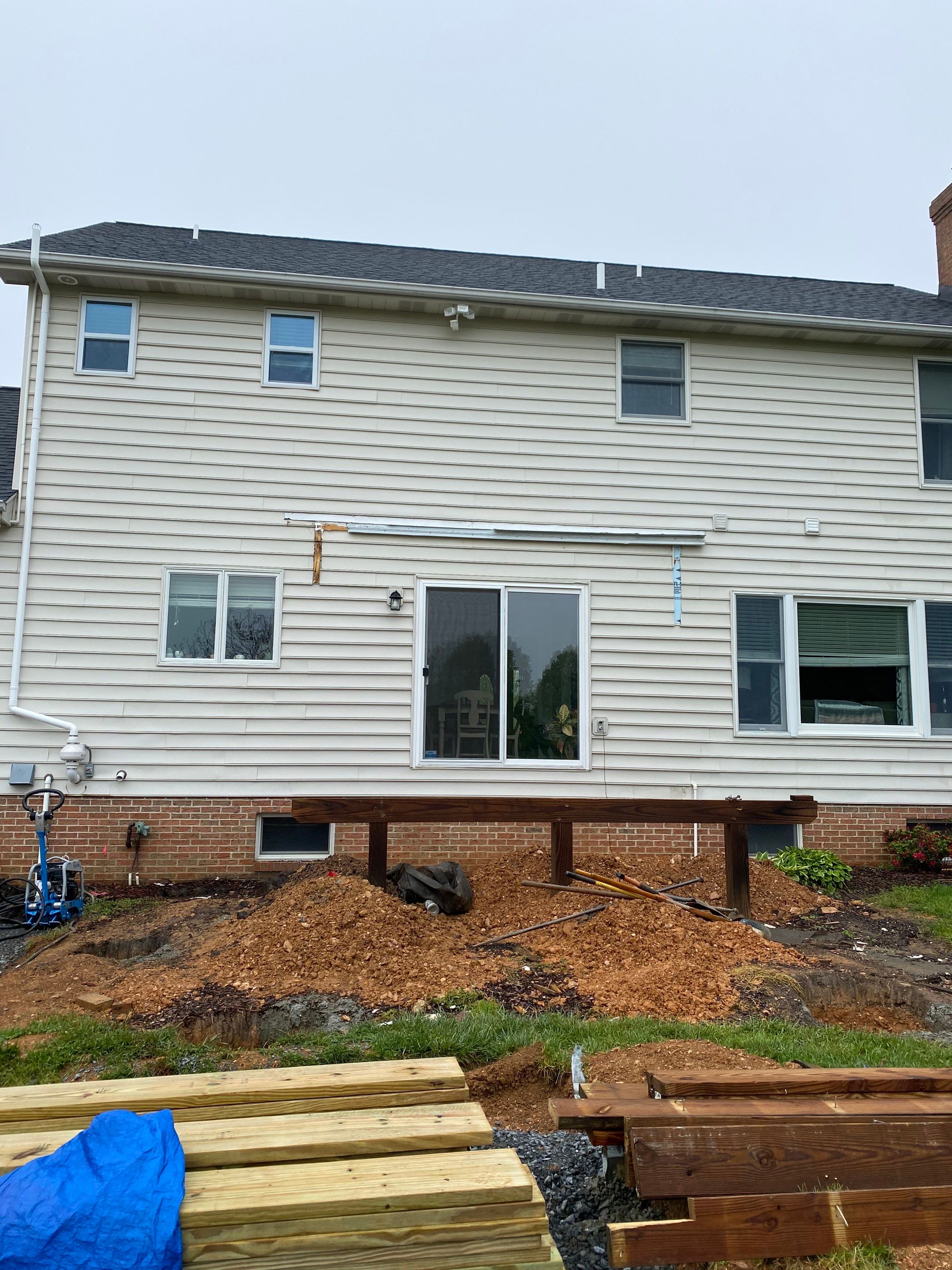 Backyard Transformation using Techo-Bloc Pavers by The Smet Companies, LLC