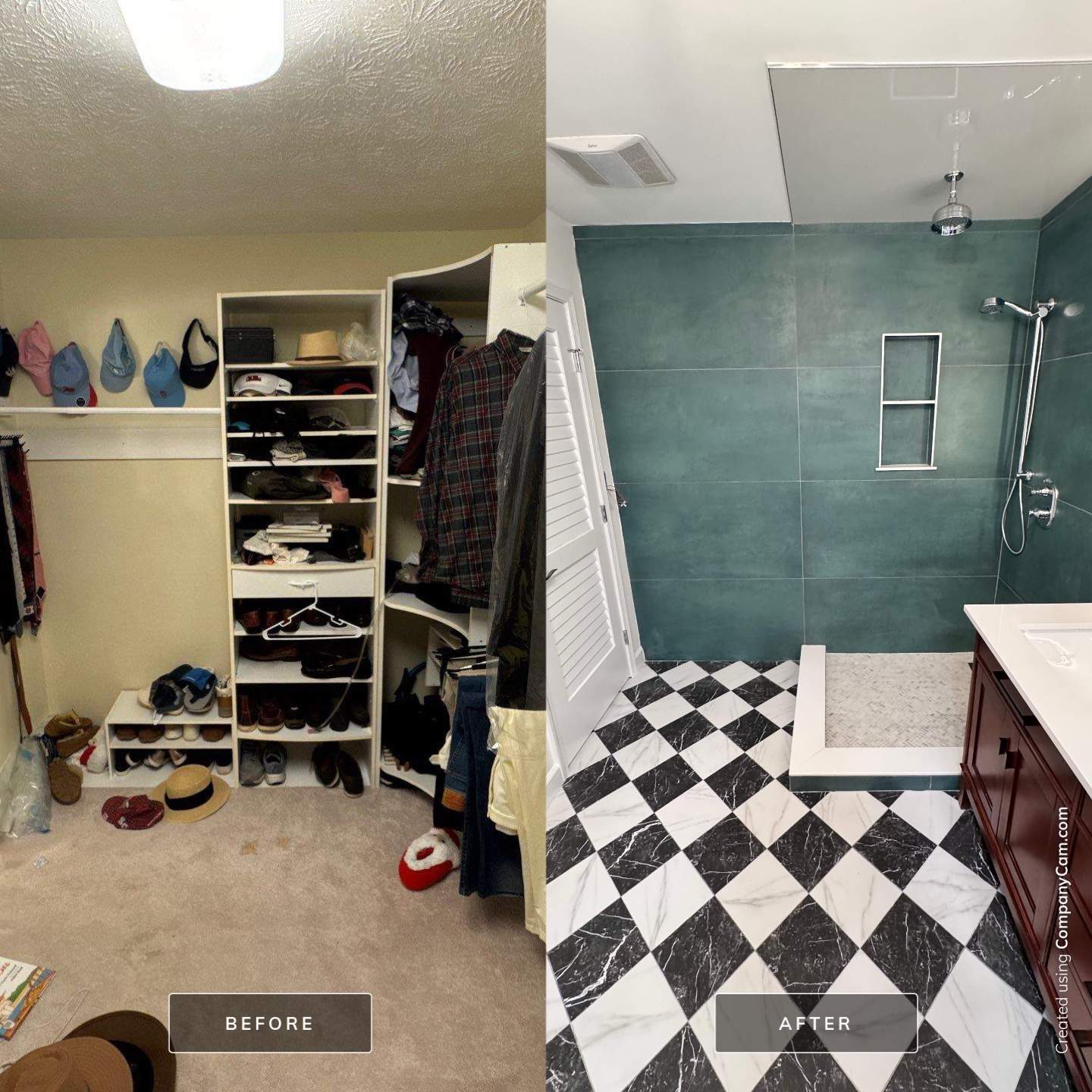 Master bathroom remodeling by Prudencio