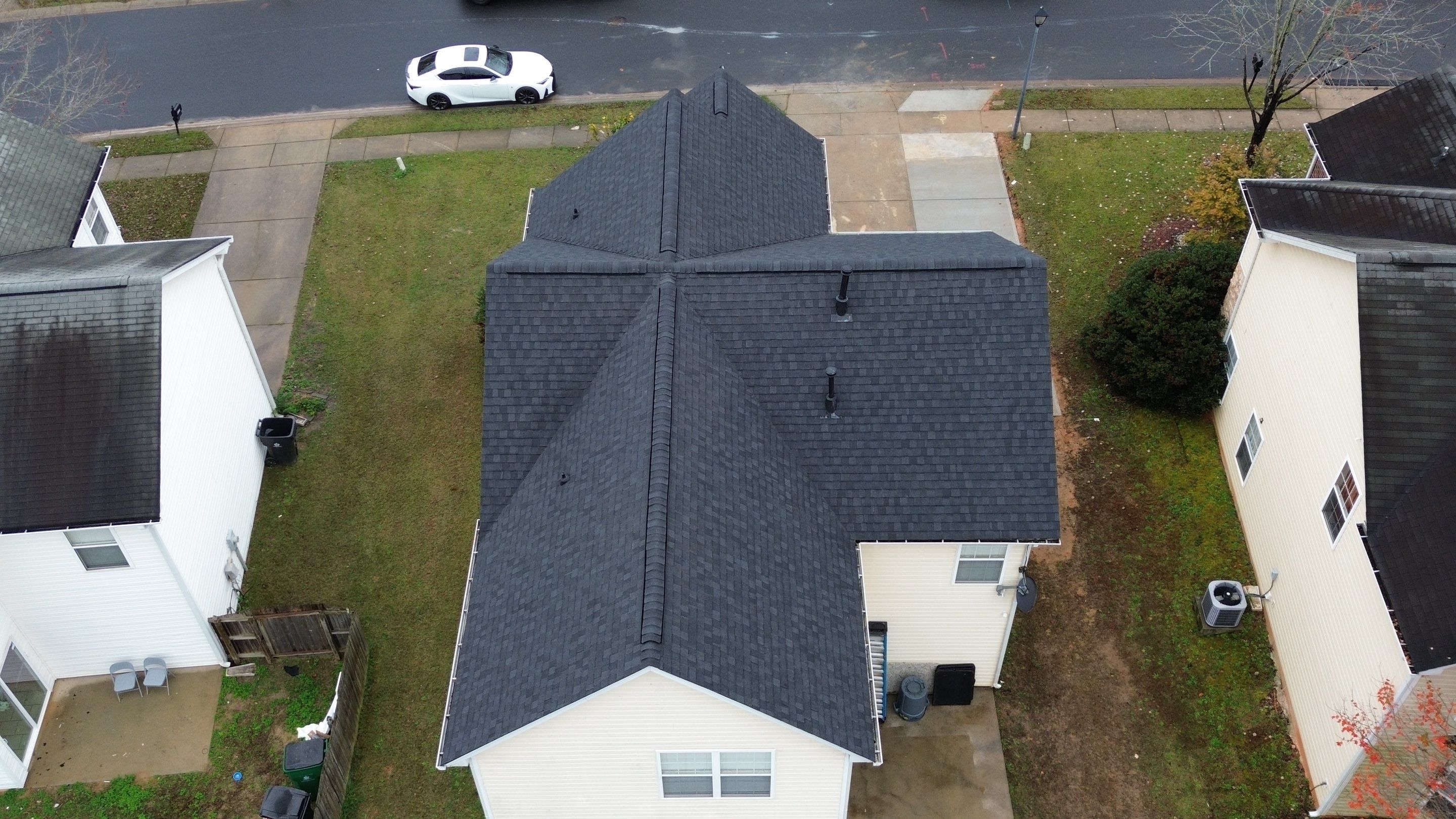 Roof replacement by wind damage by Just Brilliant Restoration JBR
