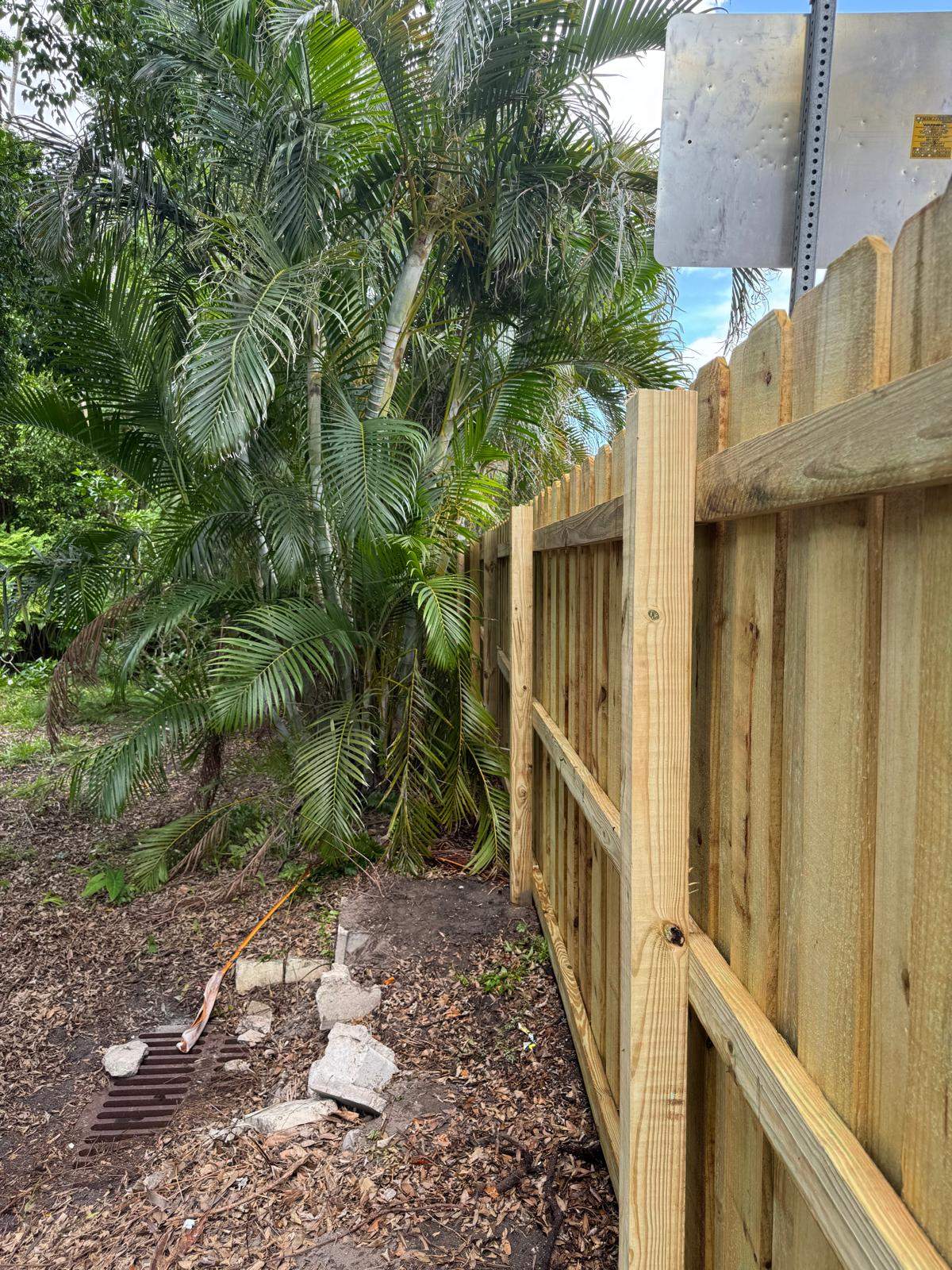 Pressure-Treated Wood Privacy Fence Installation in Sarasota by True Fence LLC