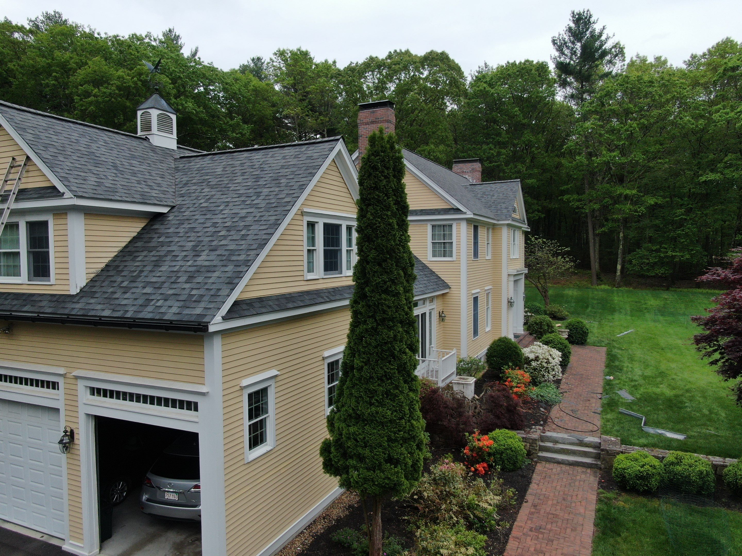 Roof Replacement with Owens Corning Shingles and Copper Flashing by Mighty Dog Roofing of Greater Middlesex County