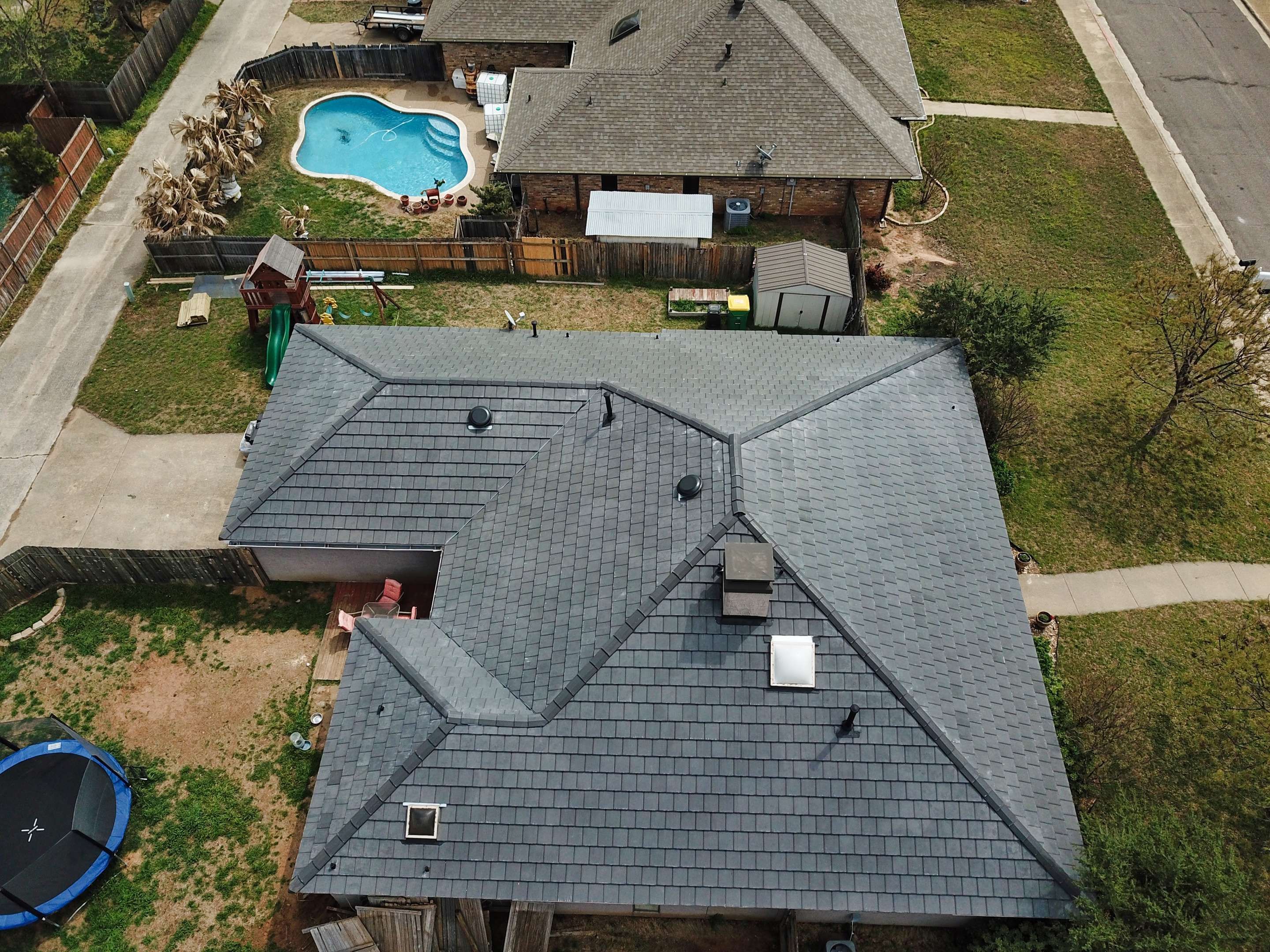 Charcoal Boral Slate Tile by First Out Roofing 