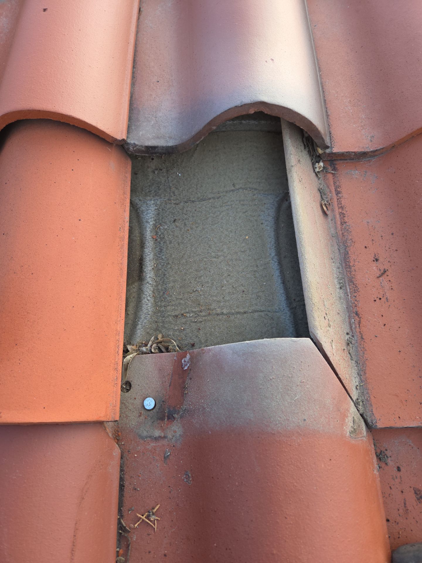 Low Slope Roof Coating / Broken Tile Replacement by RTP Roofing Company