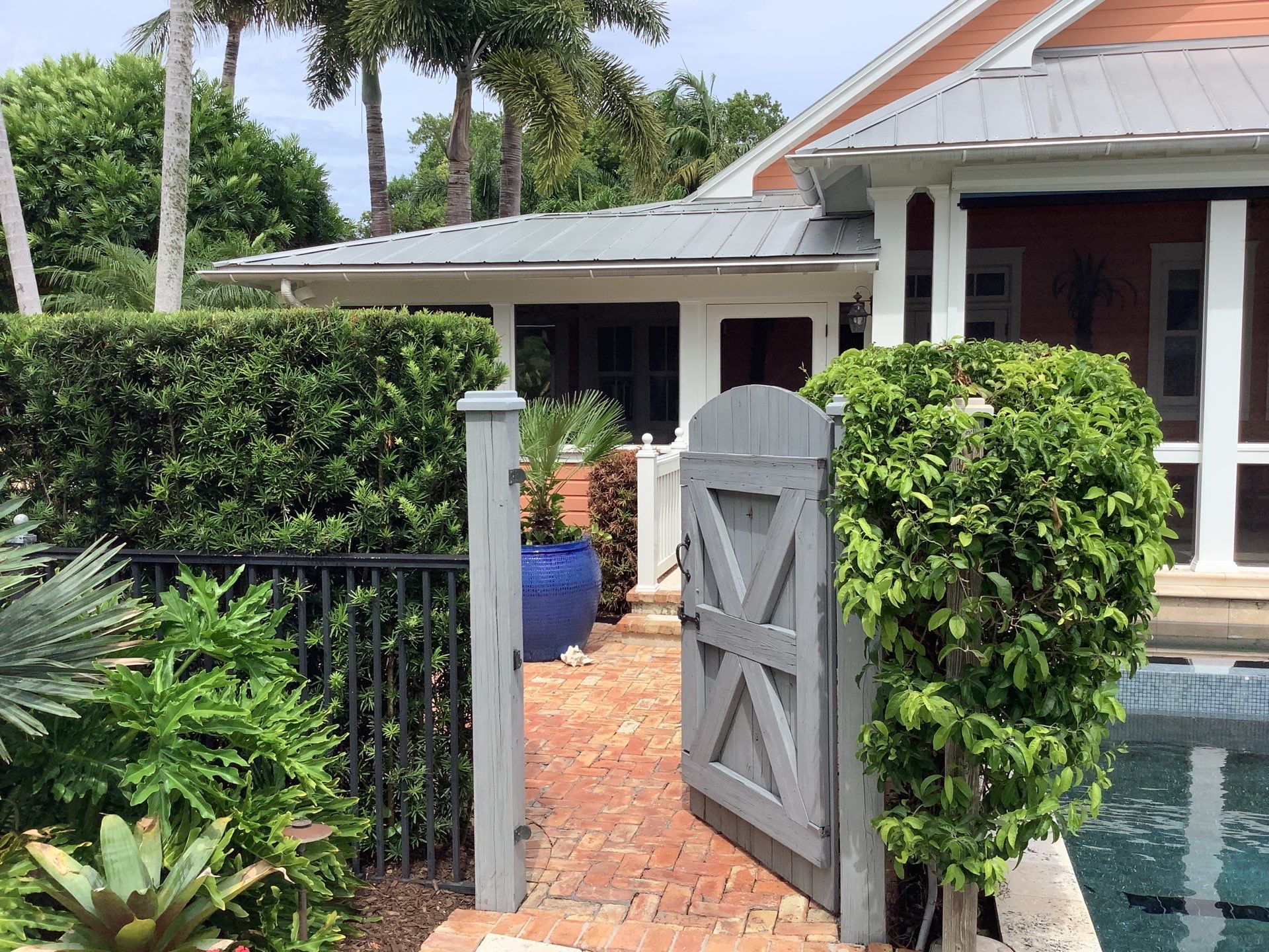 Half-Round Gutters Installation in Boca Grande FL by Gutter Professors