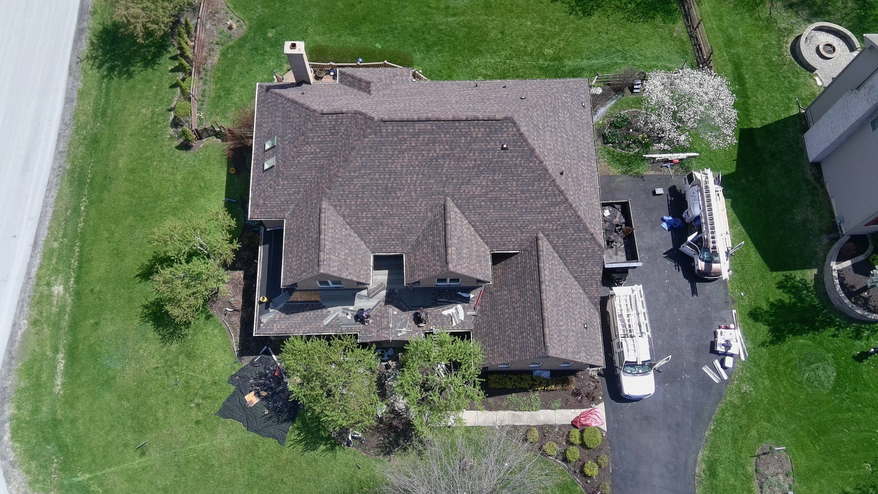 Re-roof: IKO Nordic in Shadow Brown by Midwest Building Solutions