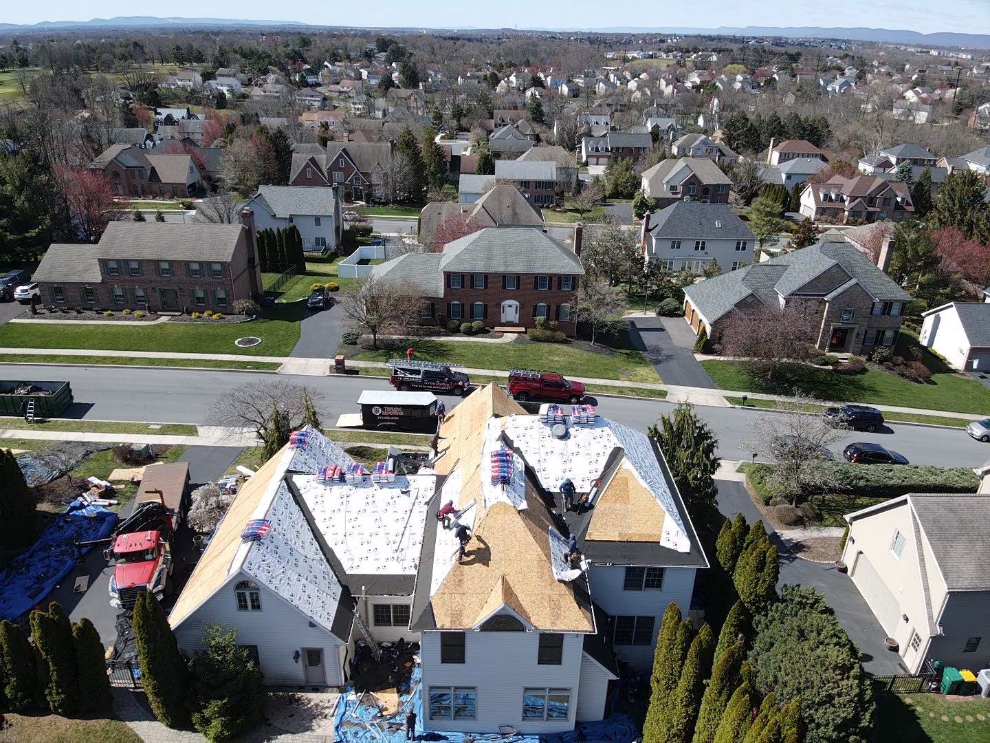 Residential Roofing Installation using Gaf Hdz Architectural Shingle by Teflon Roofing