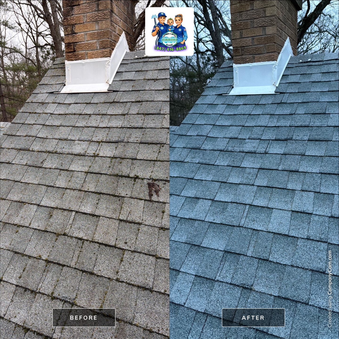 Project in Mundelein by Simmons Power & Soft Washing