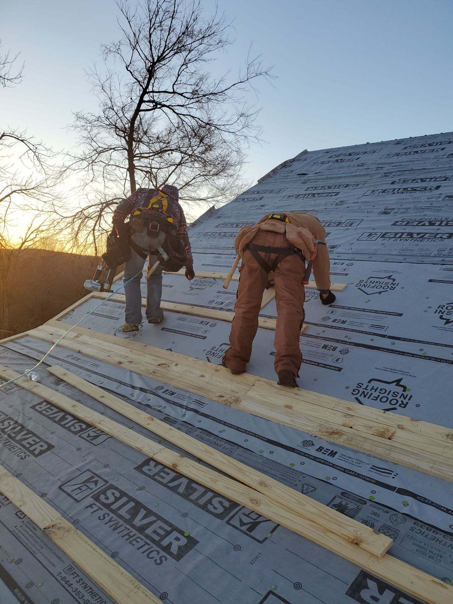 Residential Metal Roof Replacement using Reed's Metals: 26 GA. Colored Residential Metal Panels (Ivory) by Hostetler Roofing