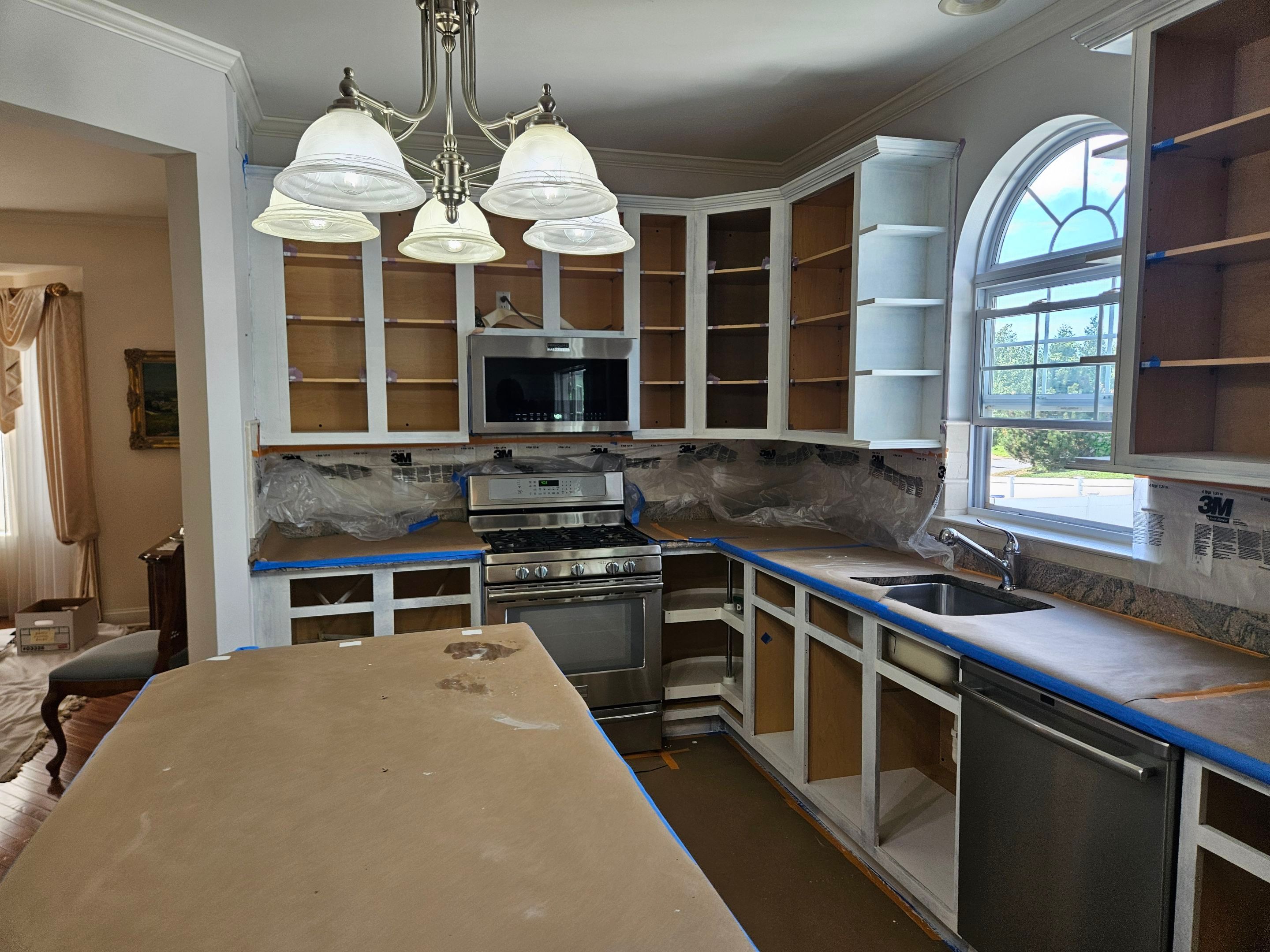 Cabinet Refinishing Project by Spectrum Painting, LLC