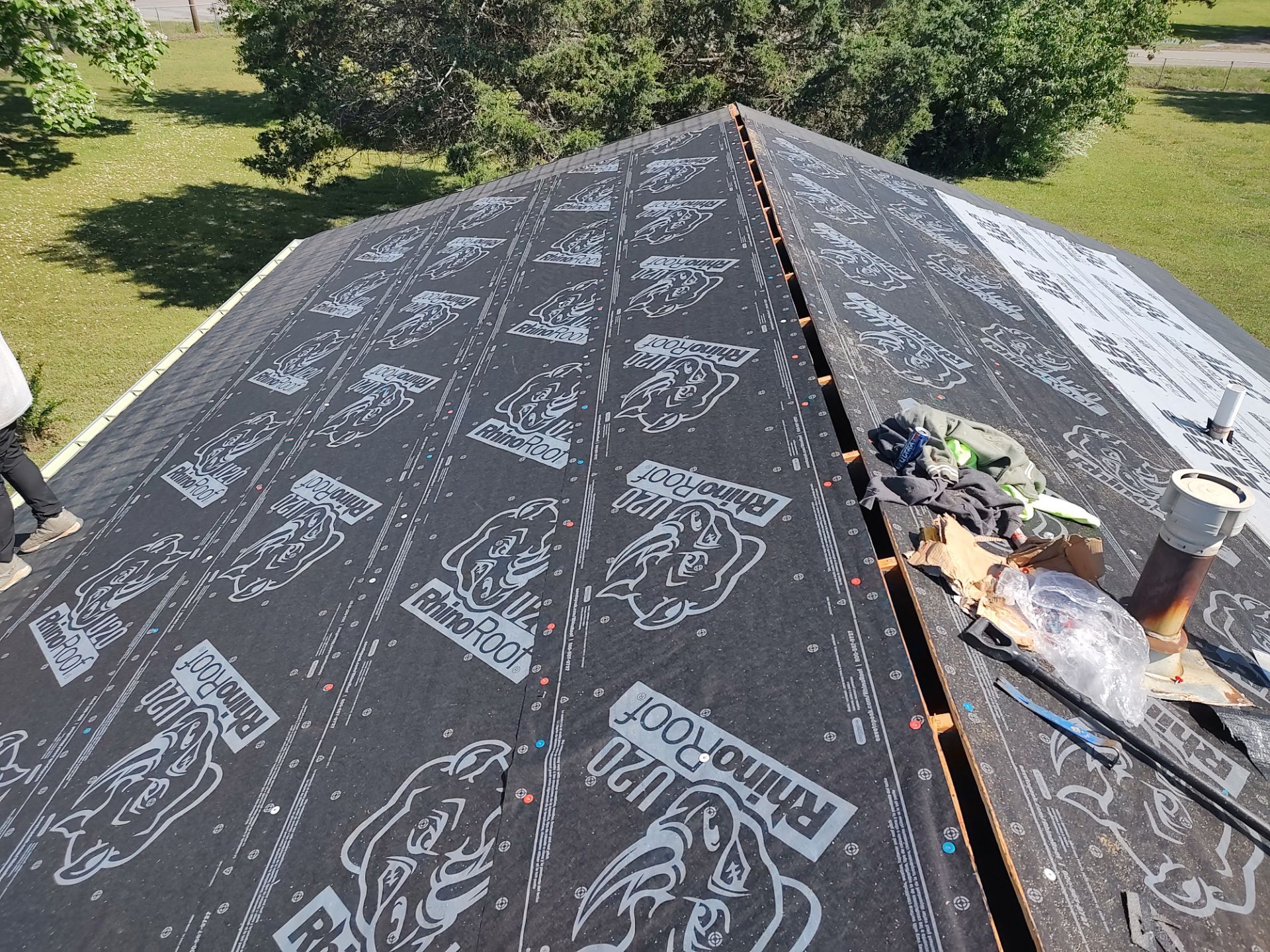 Roof replacement & Storm Door by In & Out Construction & Remodeling, LLC