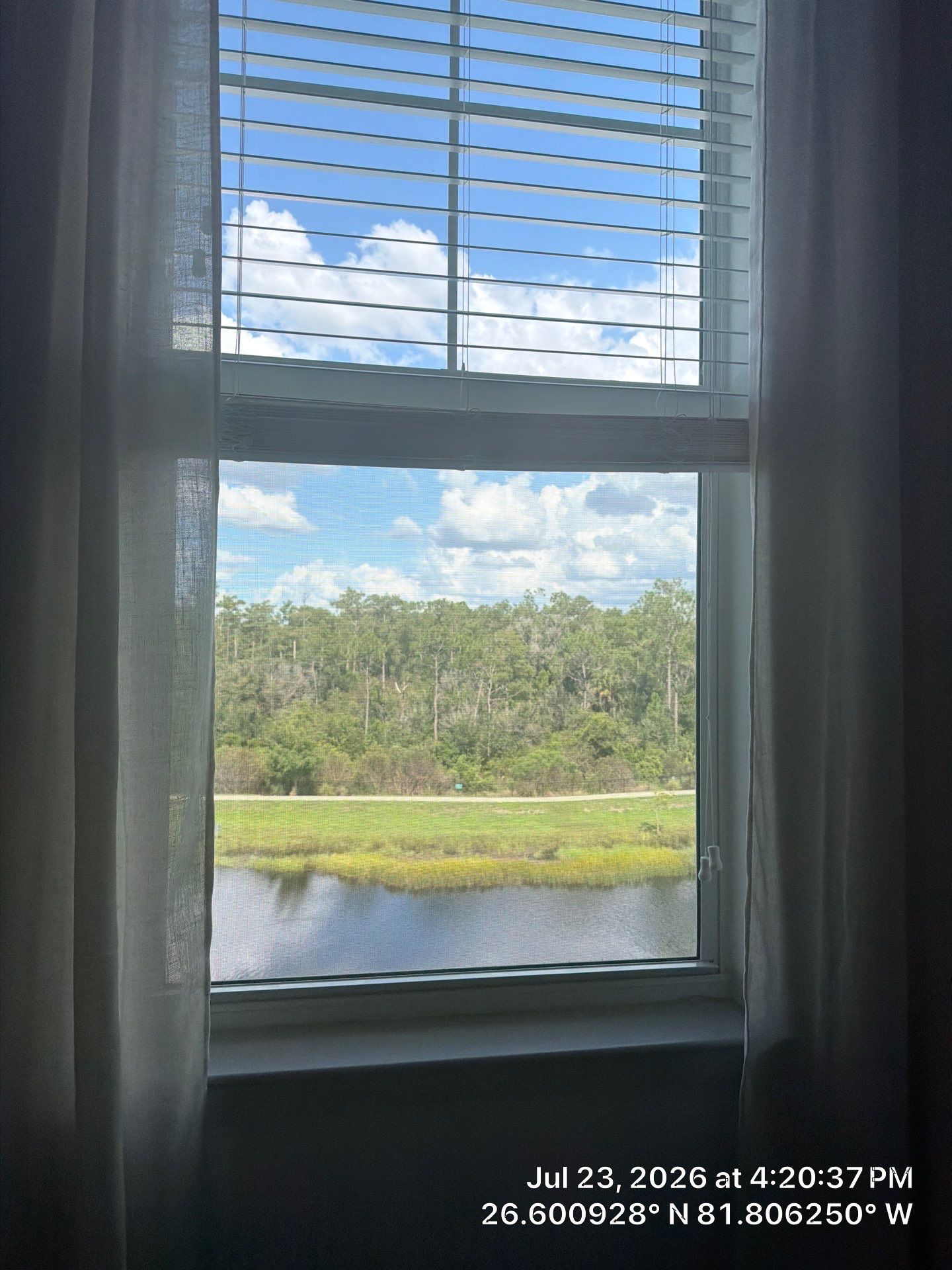 Horizontal Blind and Custom Window Treatment Installation in Fort Myers by CompanyCam Sales Demo