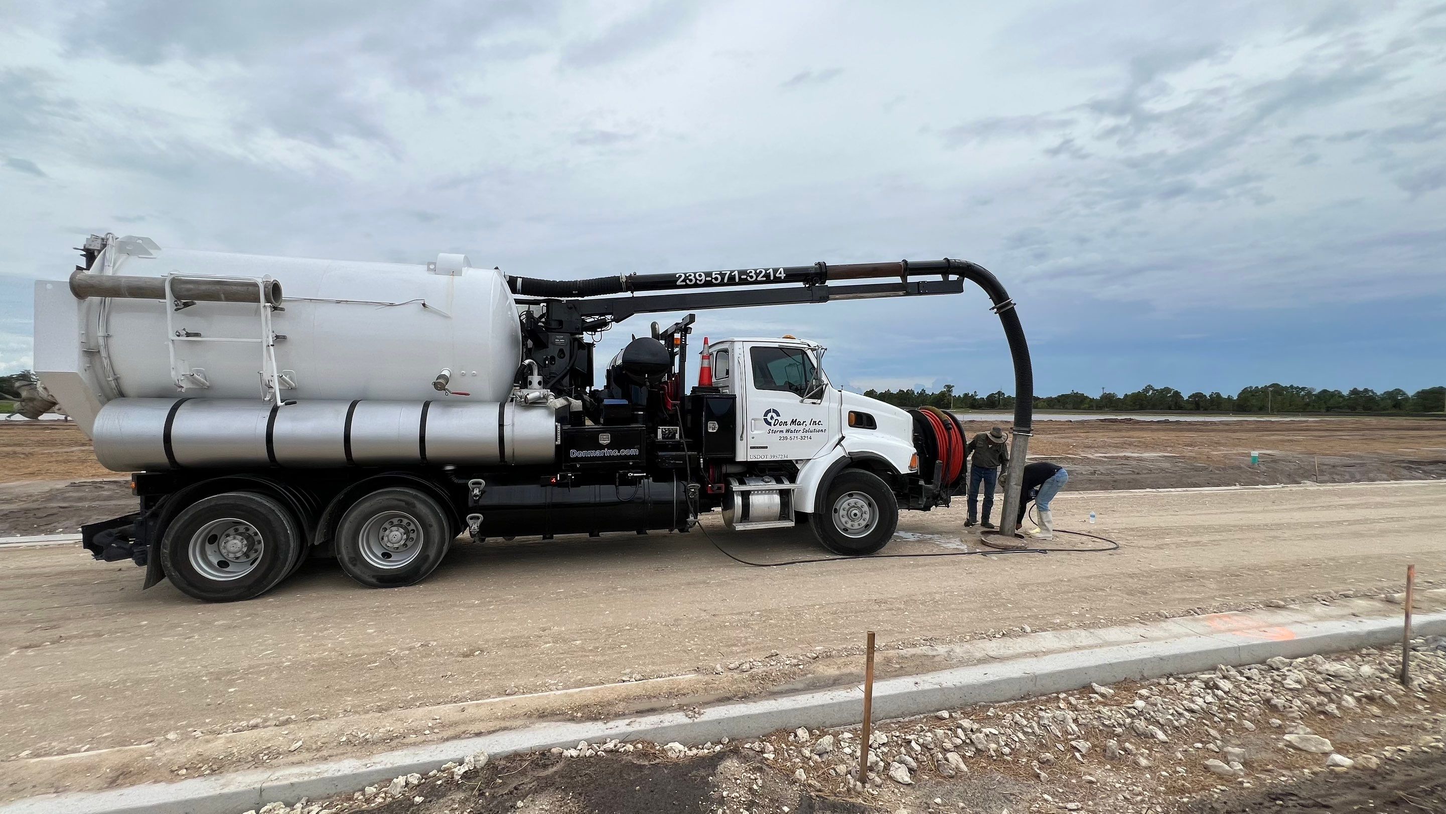 Lehigh Acres New Construction Community Sewer System Cleaning Part 2 by APS Power & Water
