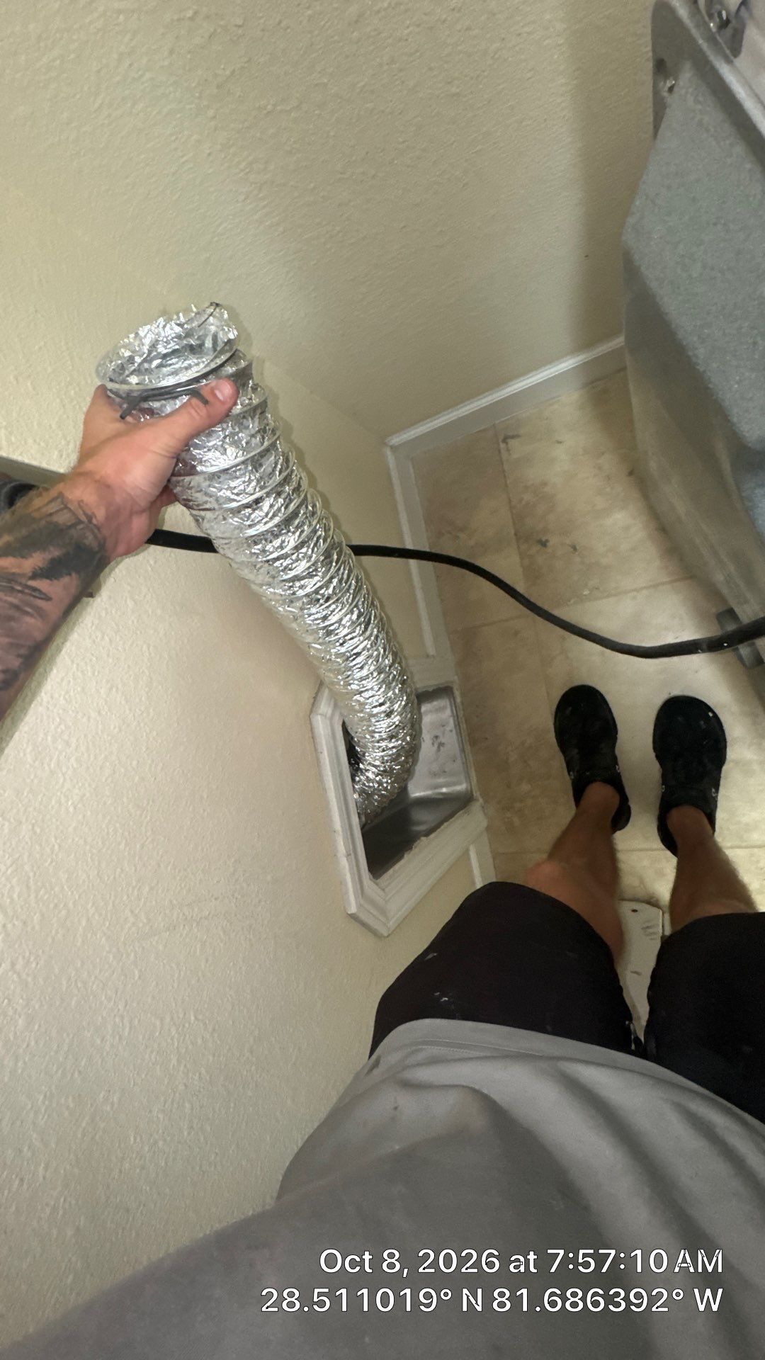 Dryer Vent Inspection & Lint Removal in Clermont by Hygienic Air, Inc