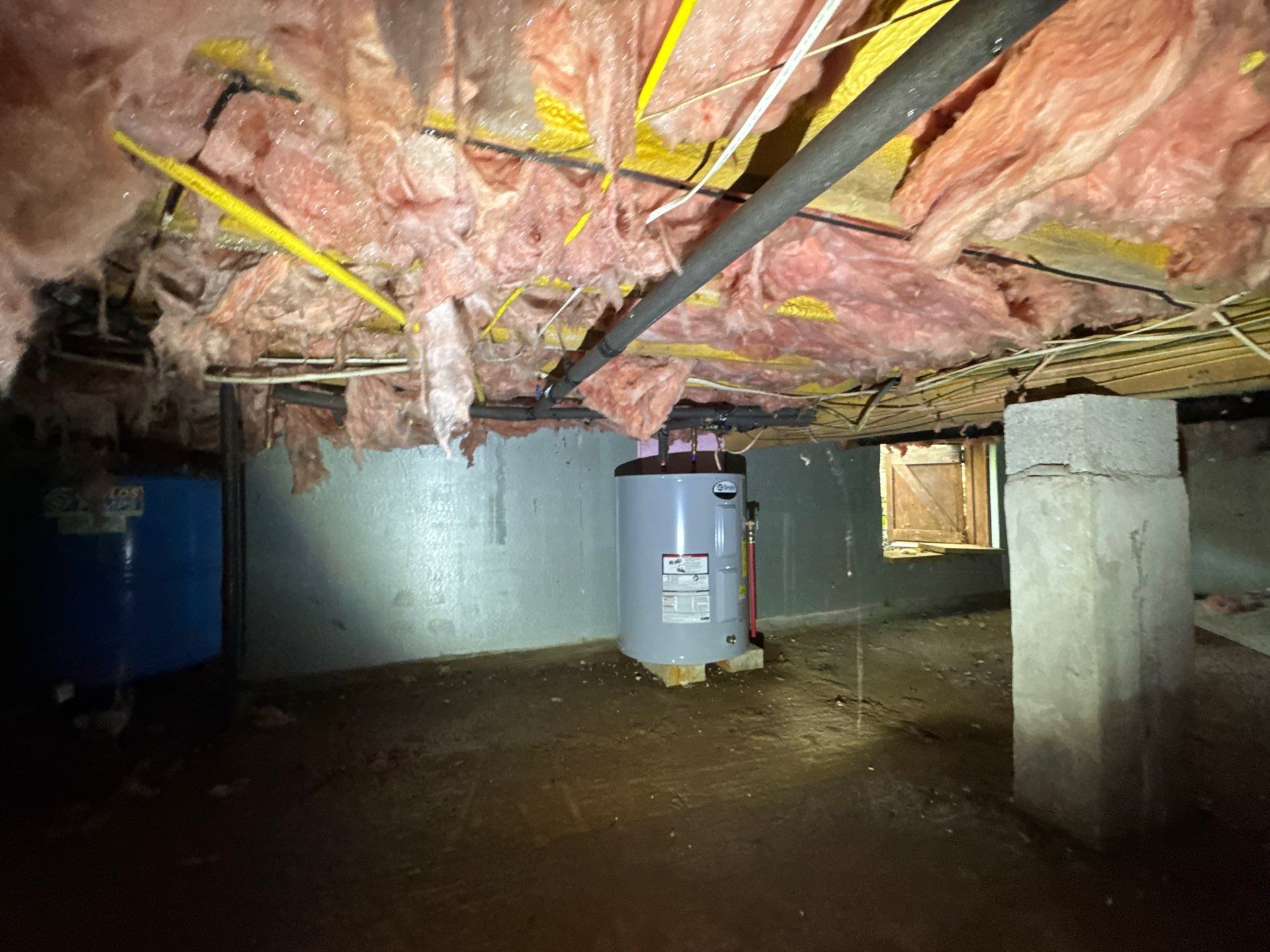 Pocono pines Dry and energy efficient crawlspace. by Burke Home Services