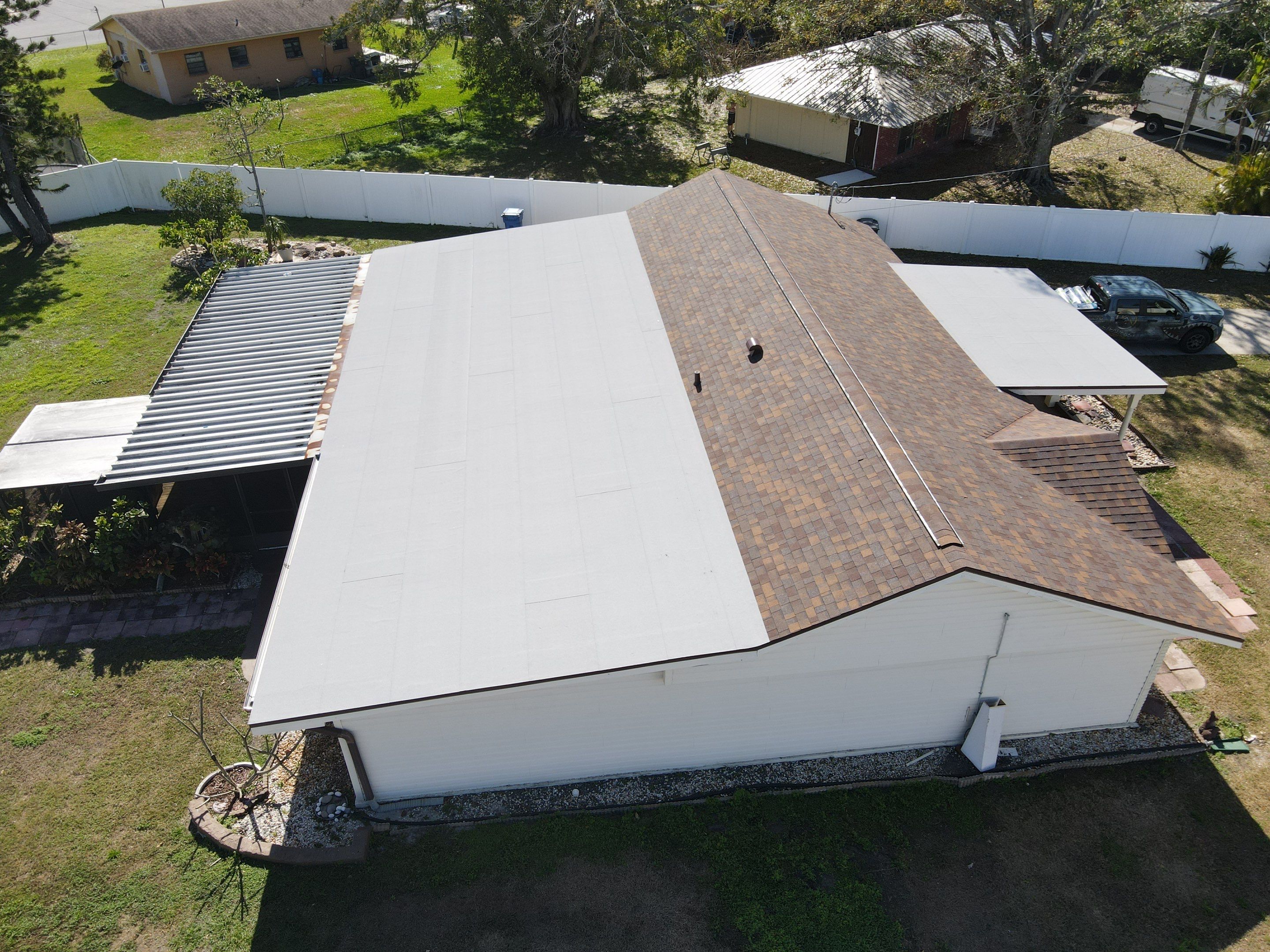 Roof Replacement in Ruskin FL. by Steadfast Roofing 