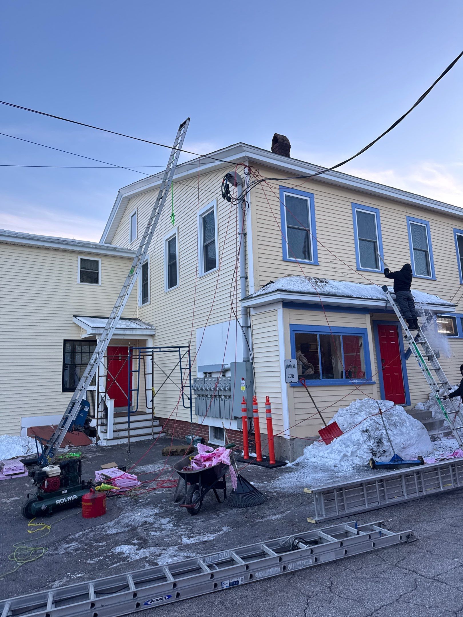 Farmington, NH Multifamily Roof Replacement on Busy Main Street by Compass exteriors