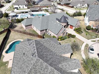 Residential Roofing Installation using Certainteed Max Def Weatherwood