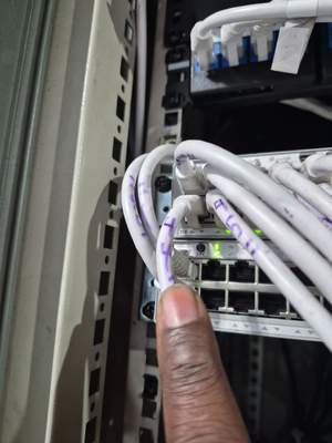 Structured cabling installation by CimaSolutions