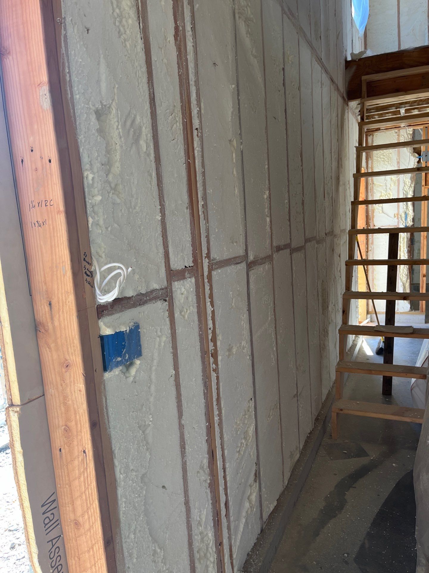 New Home Construction using open cell spray foam by NYS Foam & Energy